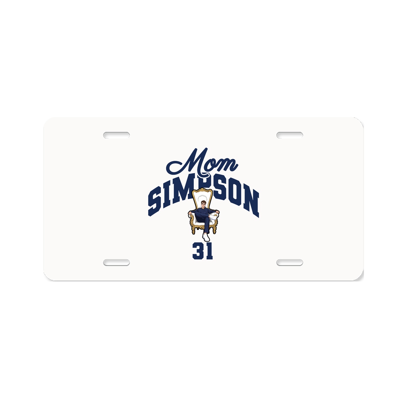 License Plate — Mothers Day Arch in Classic