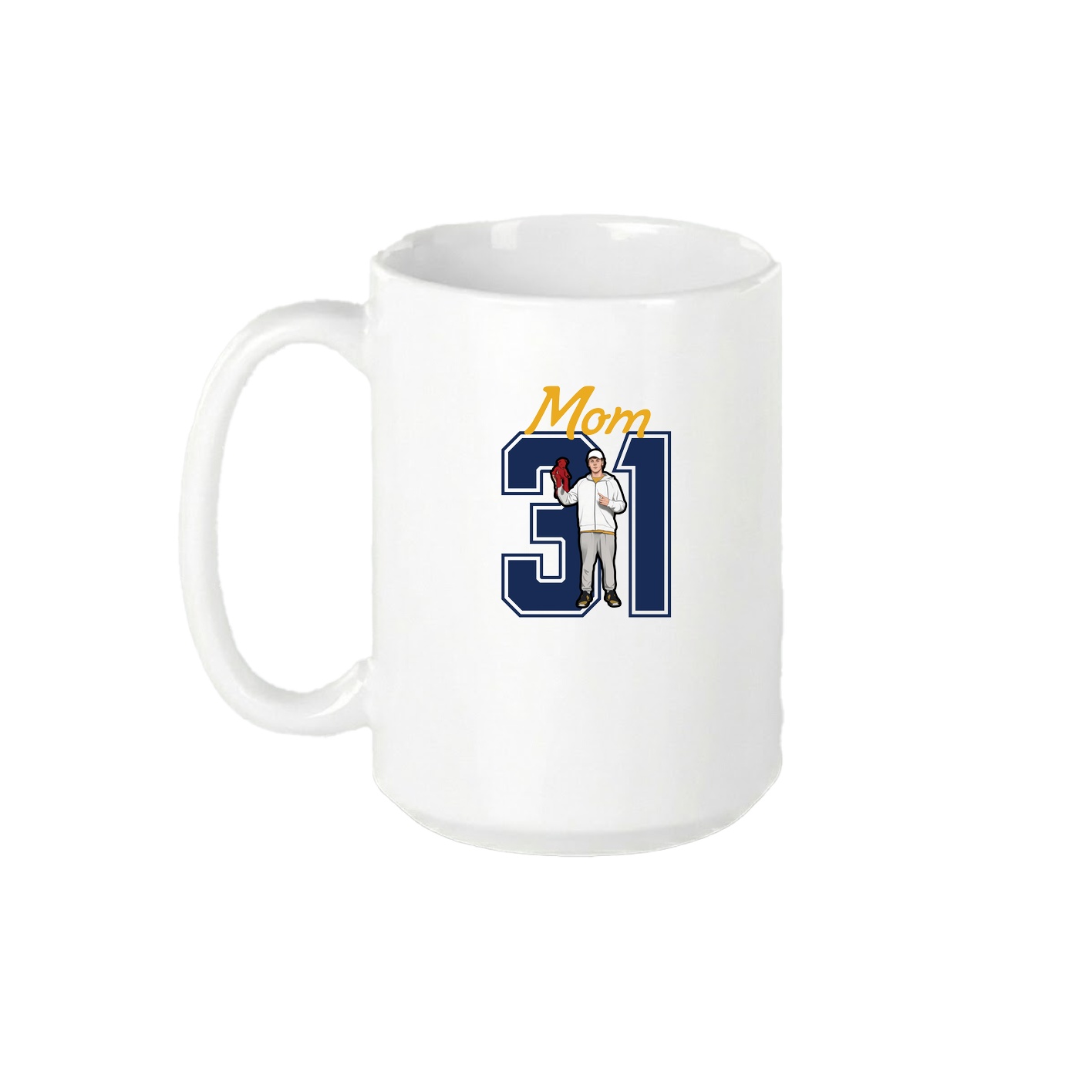 15oz Coffee Mug — Mothers Day Shirsey in White