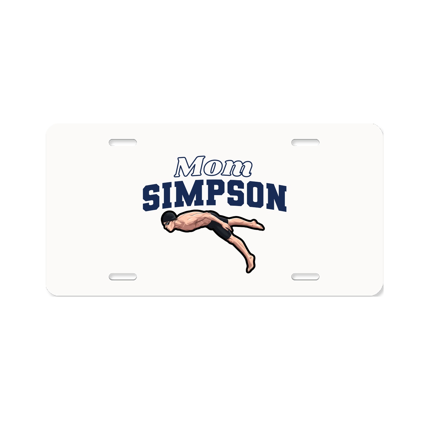 License Plate — Mothers Day Block in Classic