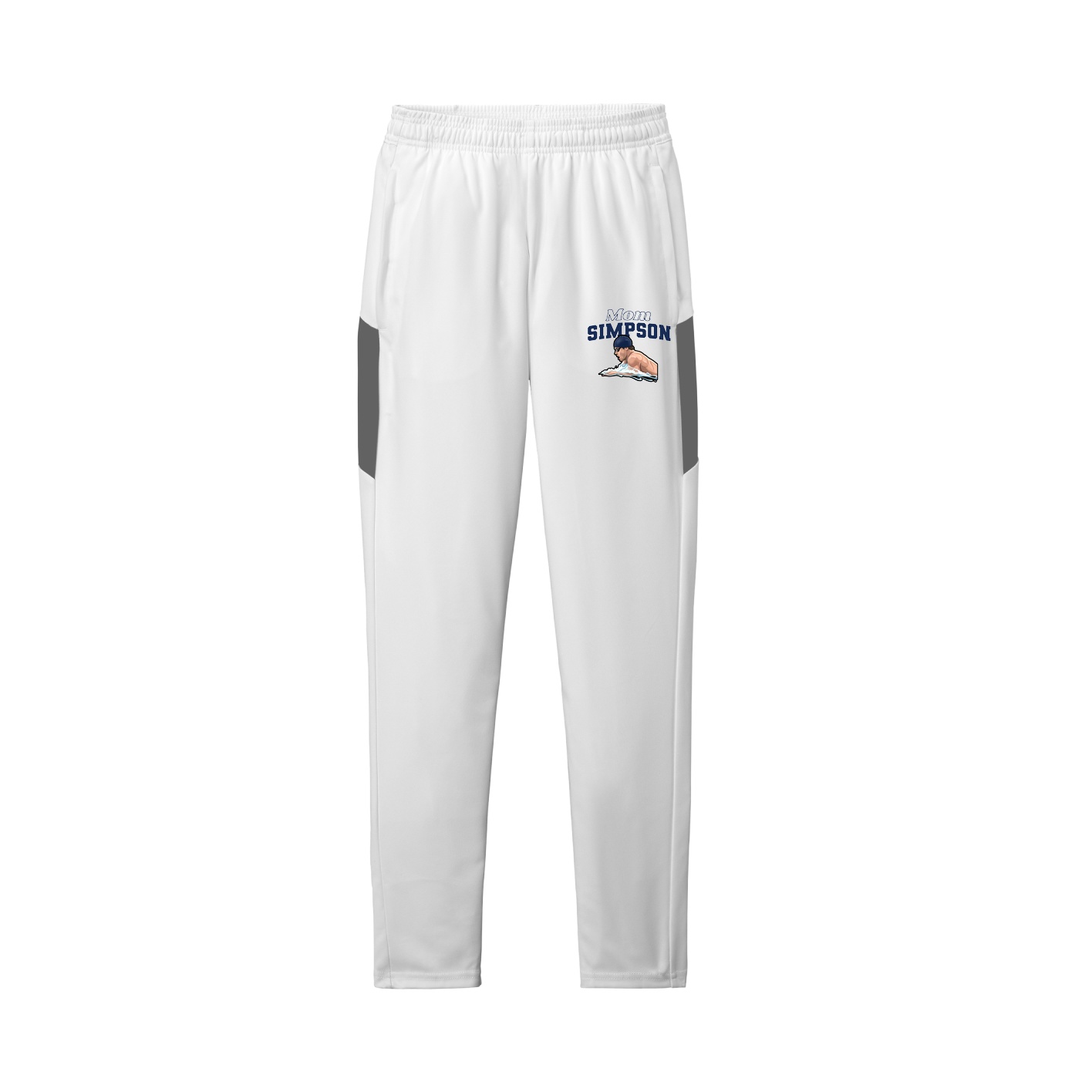 Team Travel Pant — Mothers Day Block in White/Grey