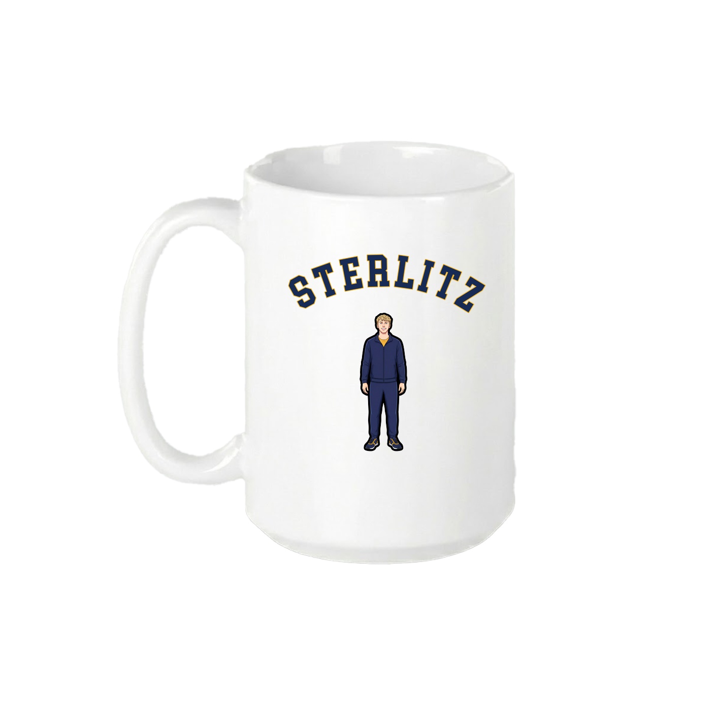 15oz Coffee Mug — Shirsey Arch in White