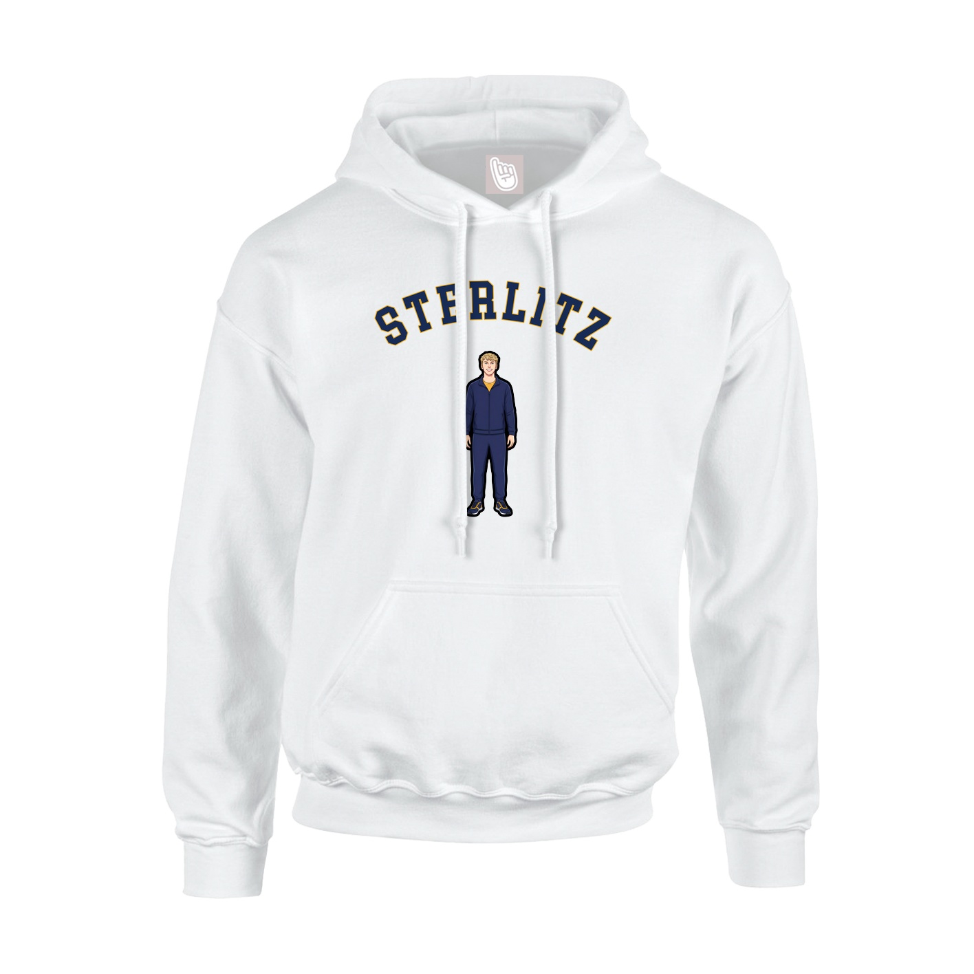 Hoodie — Shirsey Arch in White