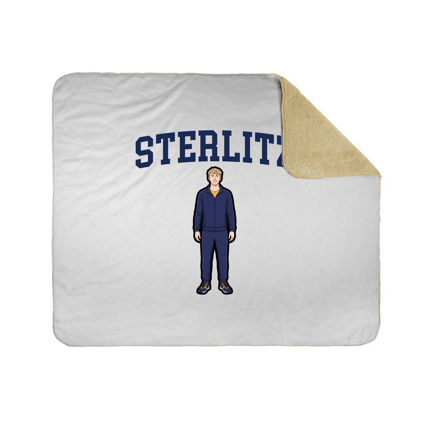 Throw Blanket — Shirsey in White