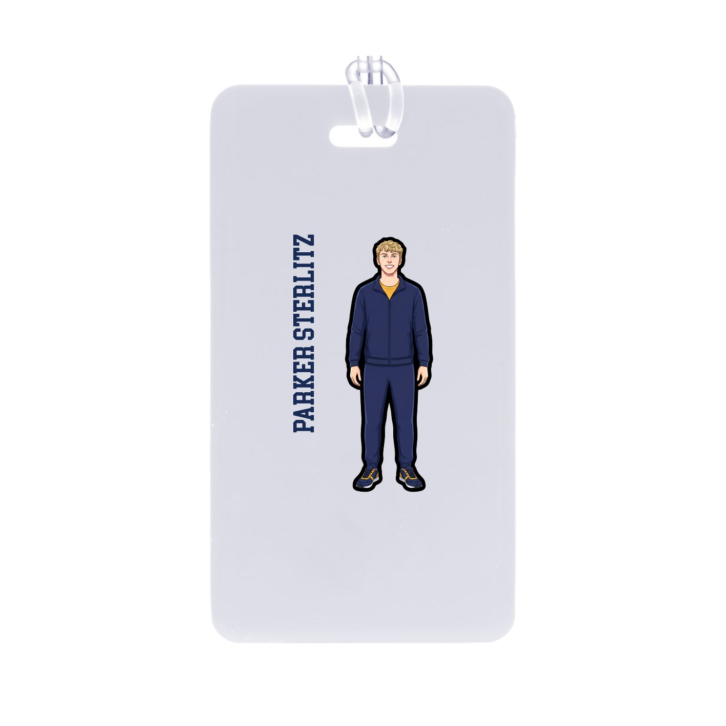Bag Tag — Name Vertical in Classic