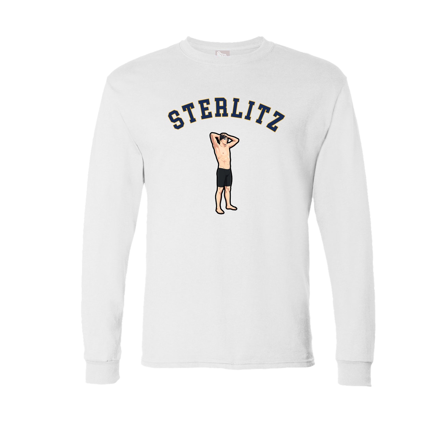Long Sleeve Tee — Shirsey Arch in White