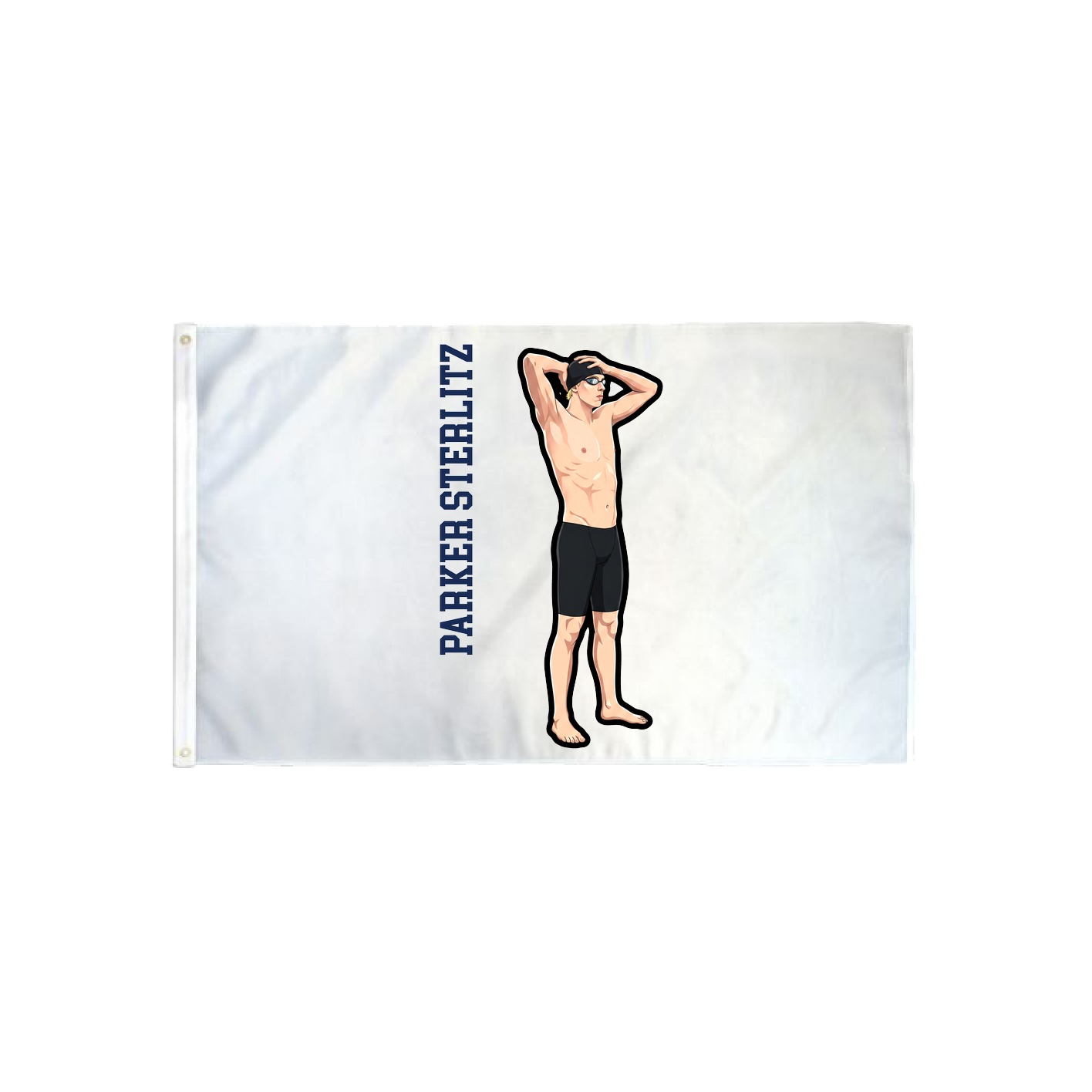 3x5 Flag — Name Vertical in Classic