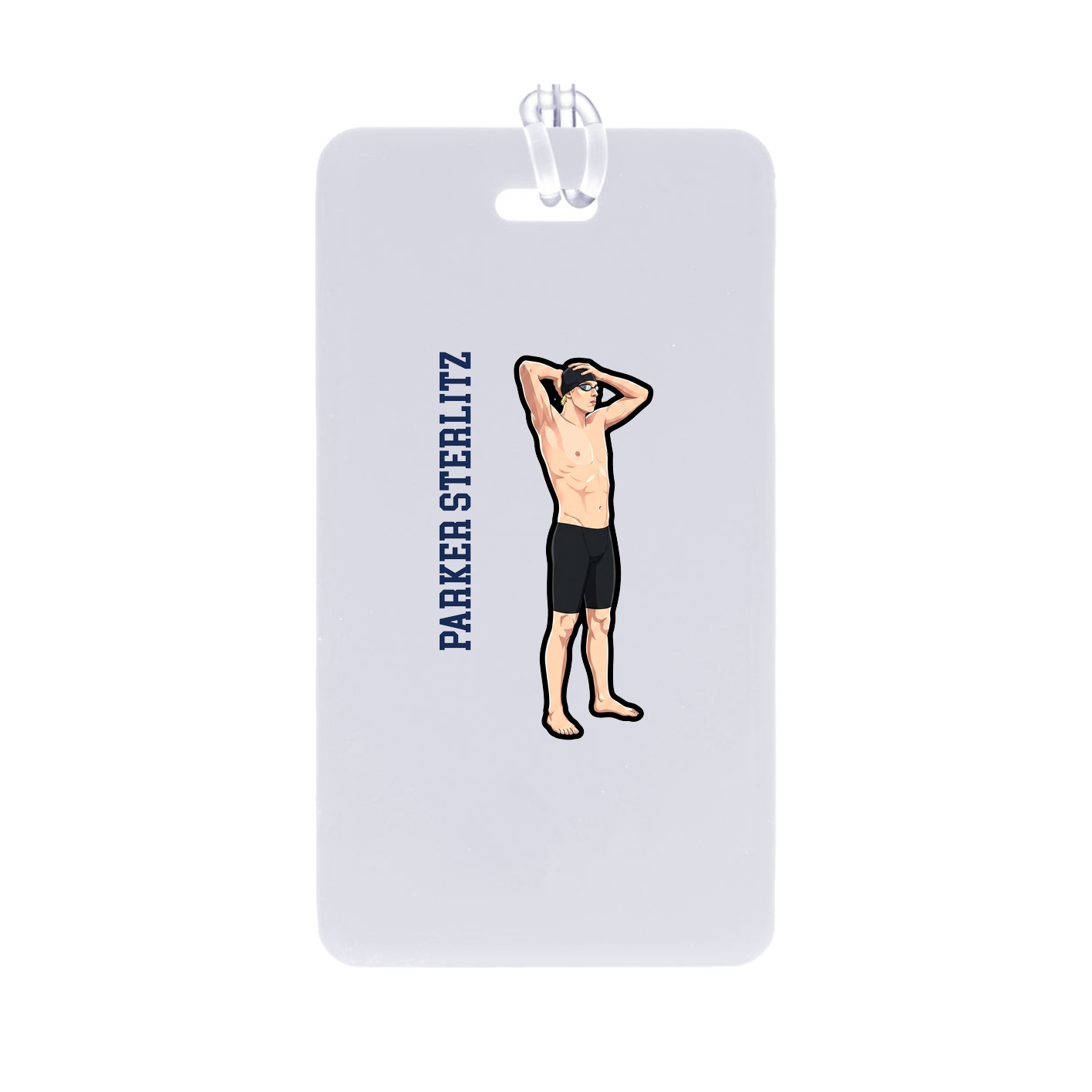 Bag Tag — Name Vertical in Classic