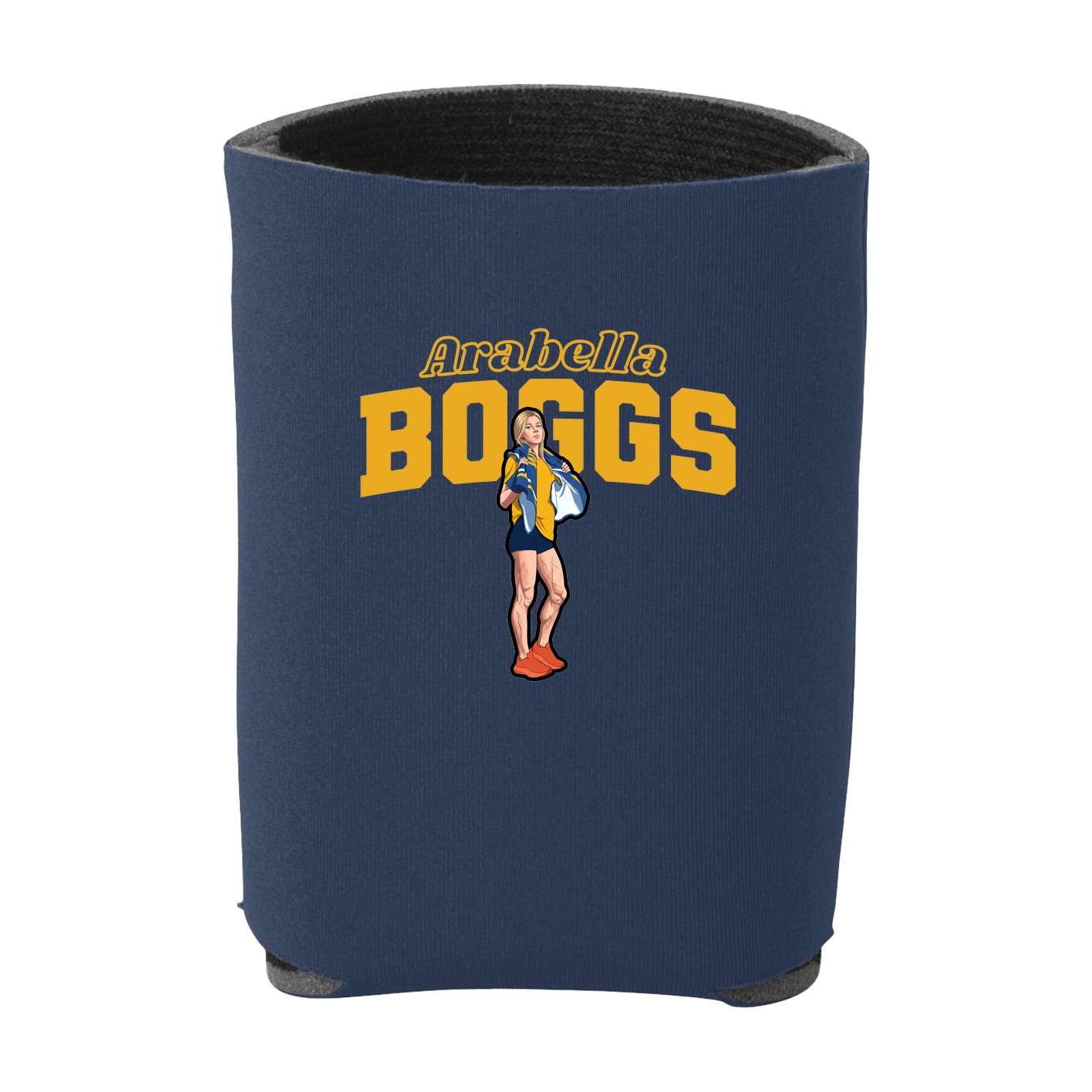 Can Holder — Name Arch in Navy