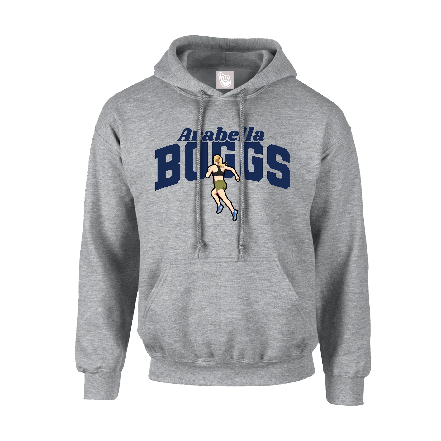 Hoodie — Signature Arch in Grey