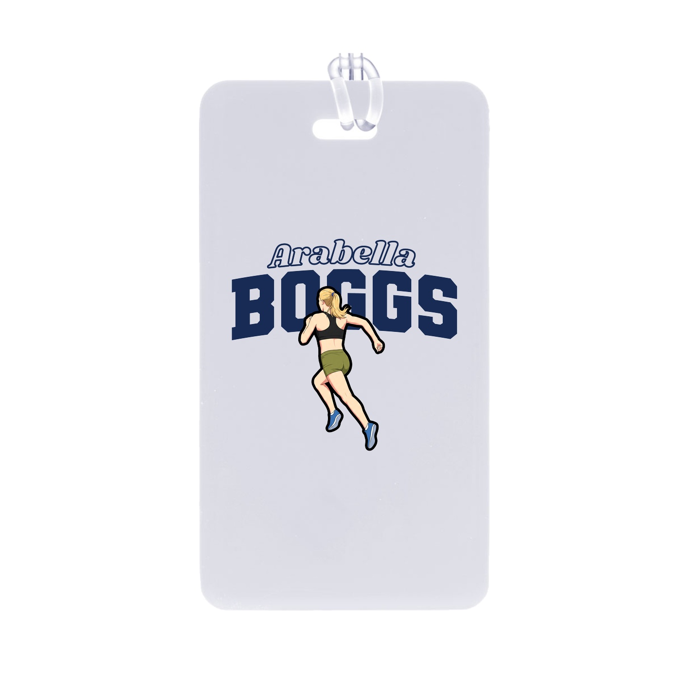 Bag Tag — Name Arch in Classic
