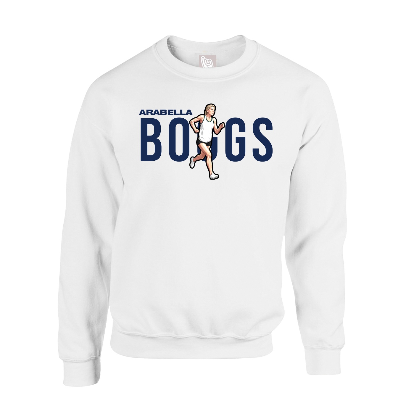 Fleece Crew — Player Name in White
