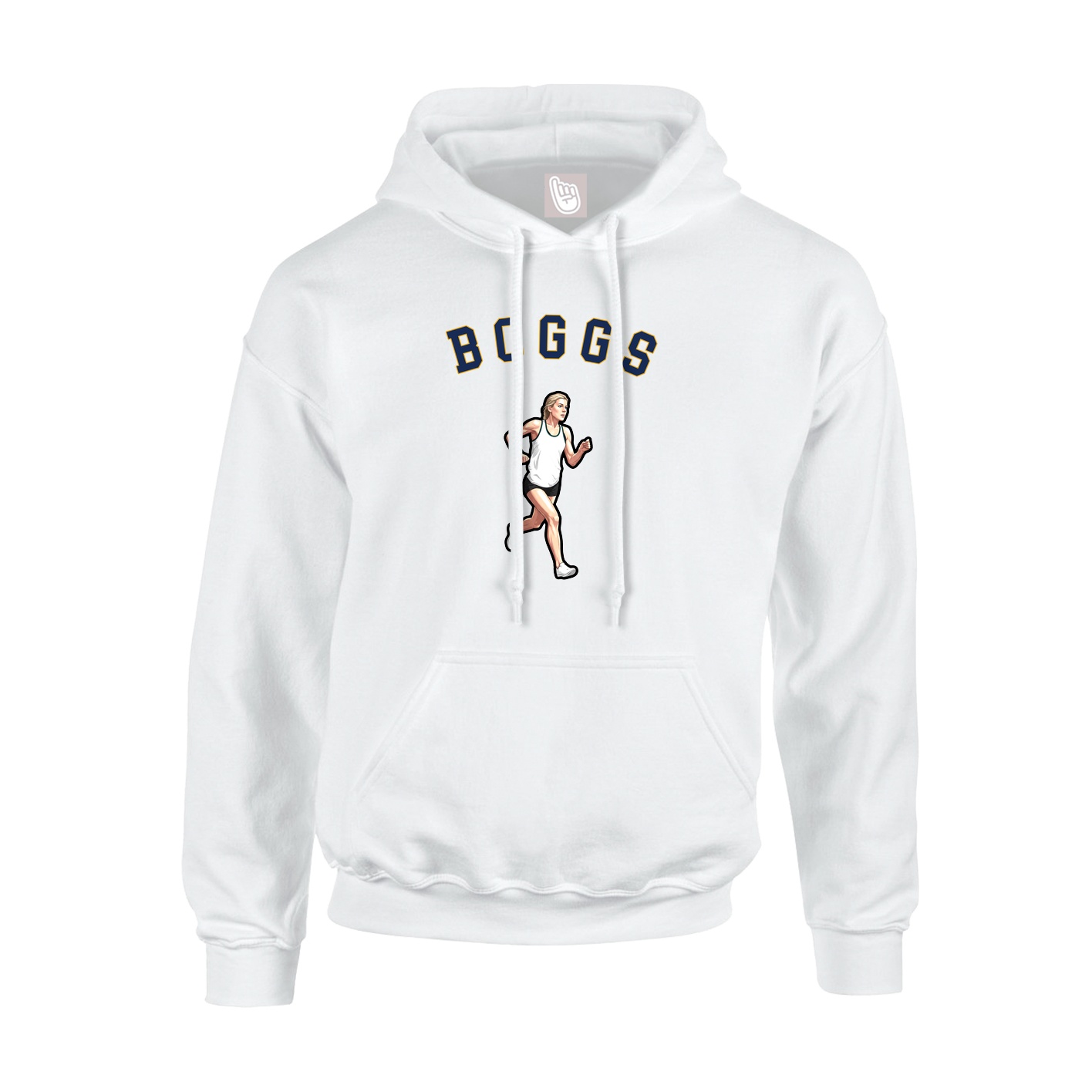 Youth Hoodie — Shirsey Arch in White
