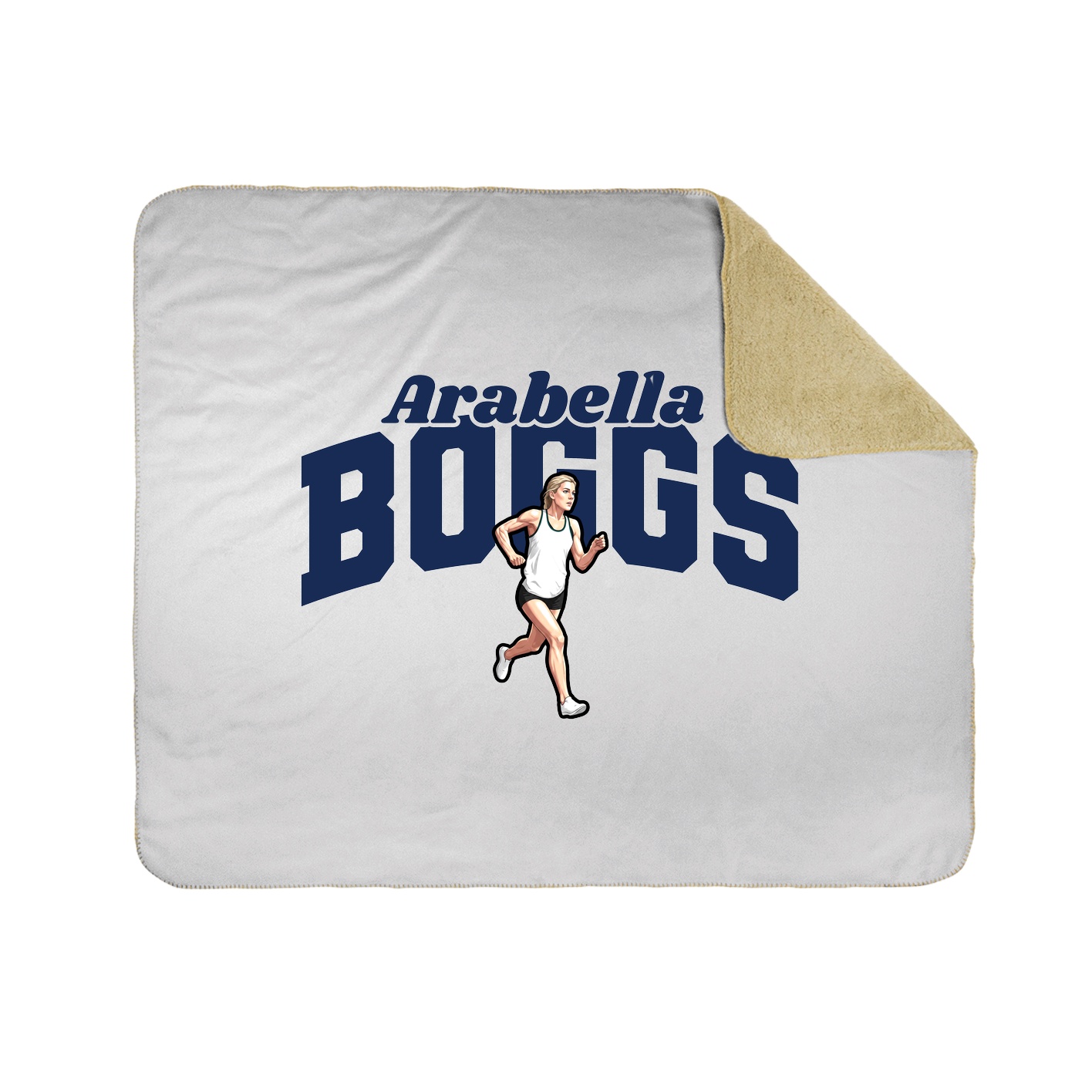 Throw Blanket — Signature Arch in White