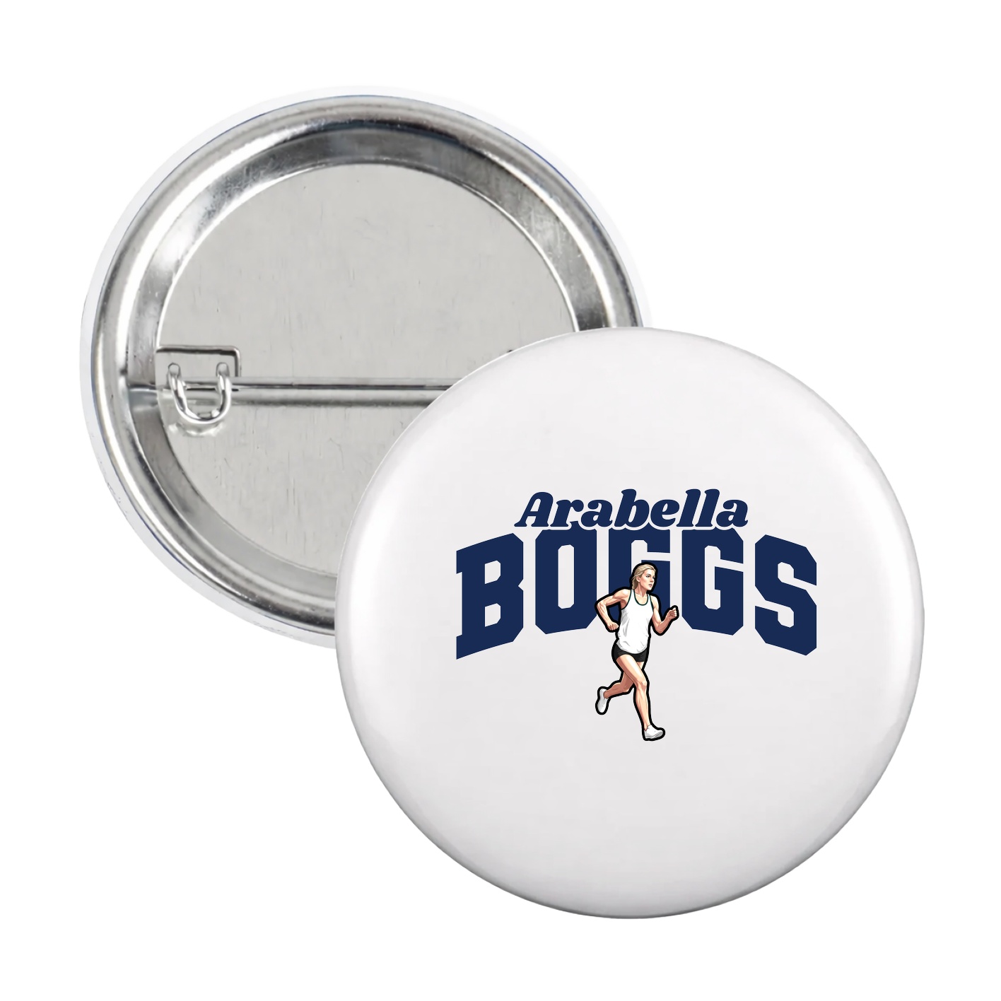 Game Day Button — Signature Arch in White