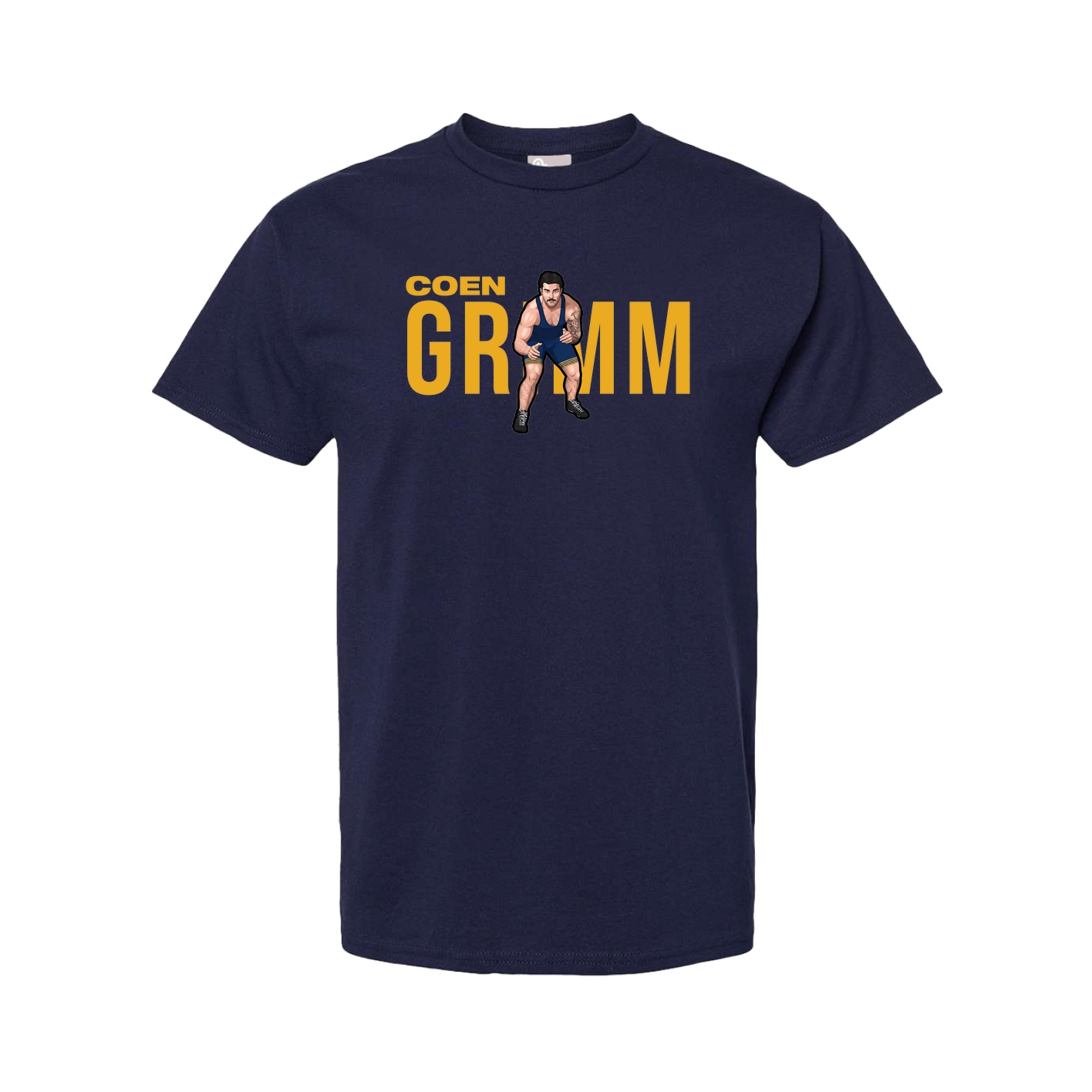 Youth Tee — Player Name in Navy