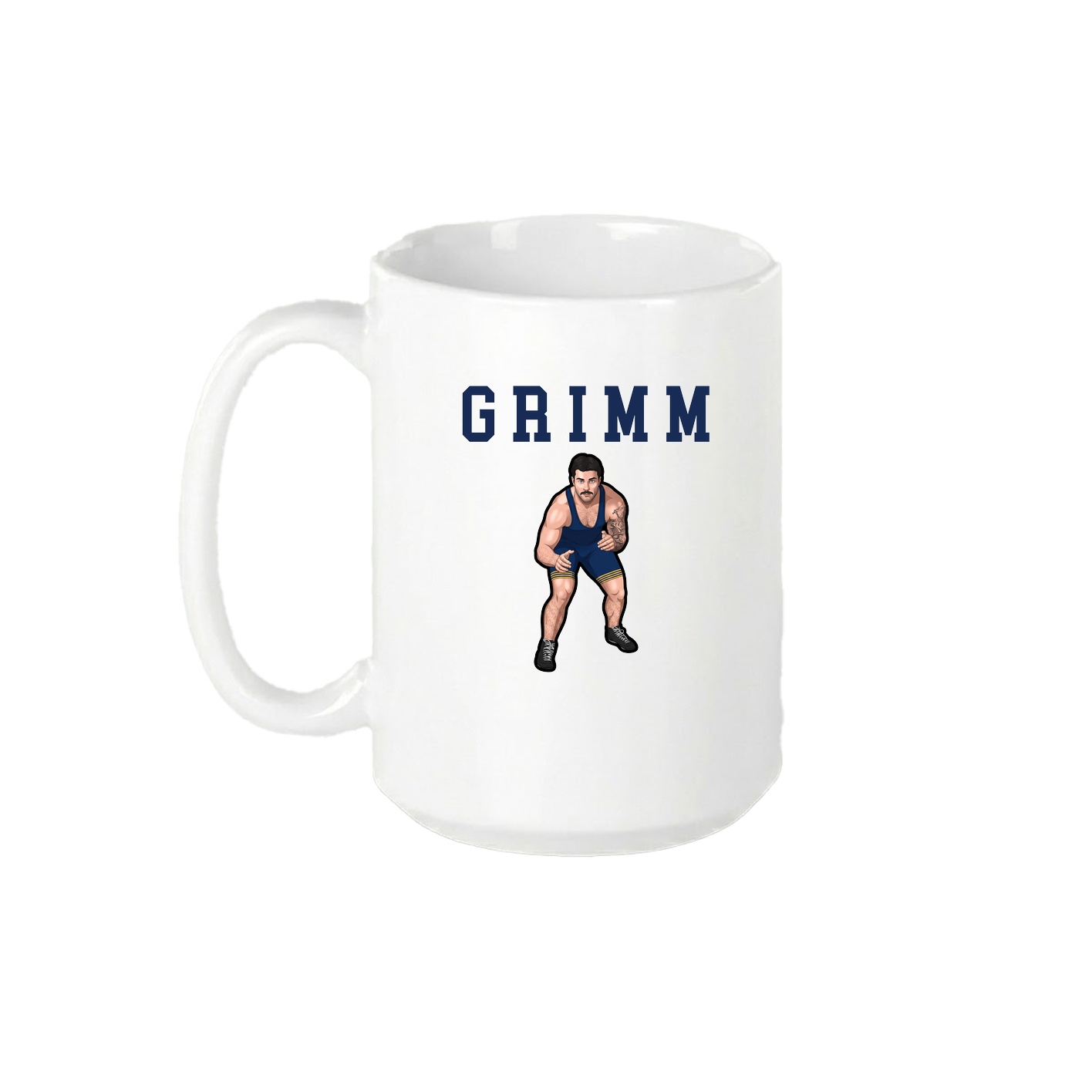 15oz Coffee Mug — Shirsey in White