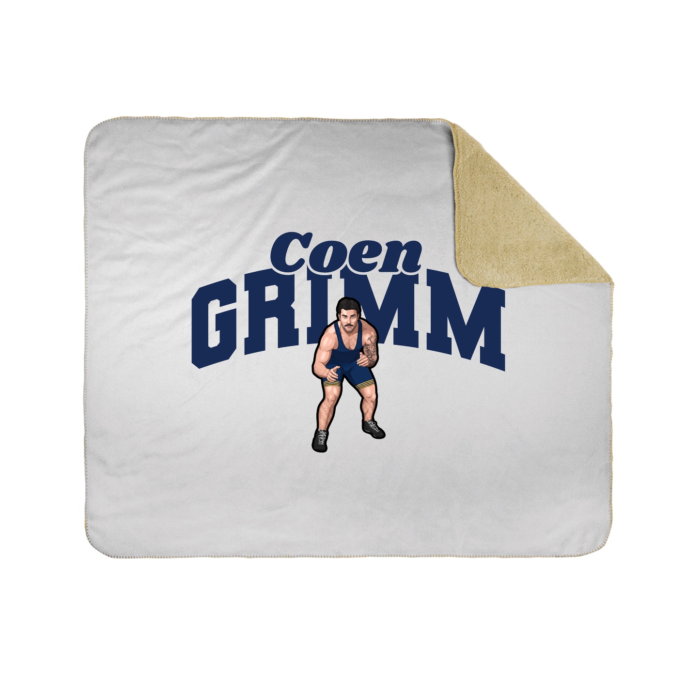 Throw Blanket — Signature Arch in White