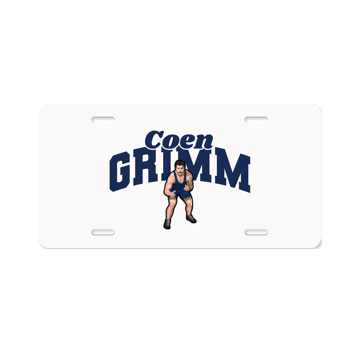 License Plate — Signature Arch in Classic