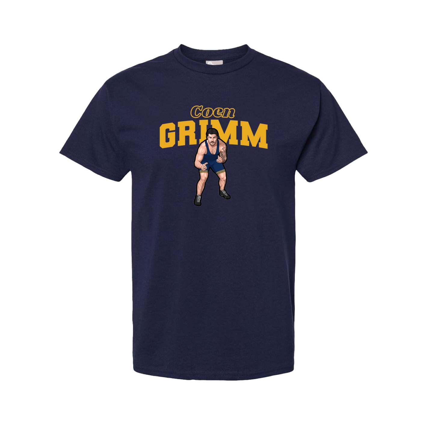 Tee — Name Arch in Navy