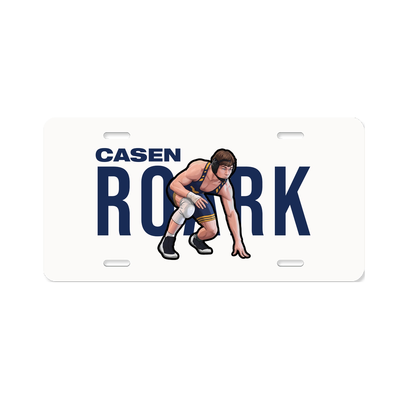 License Plate — Player Name in Classic