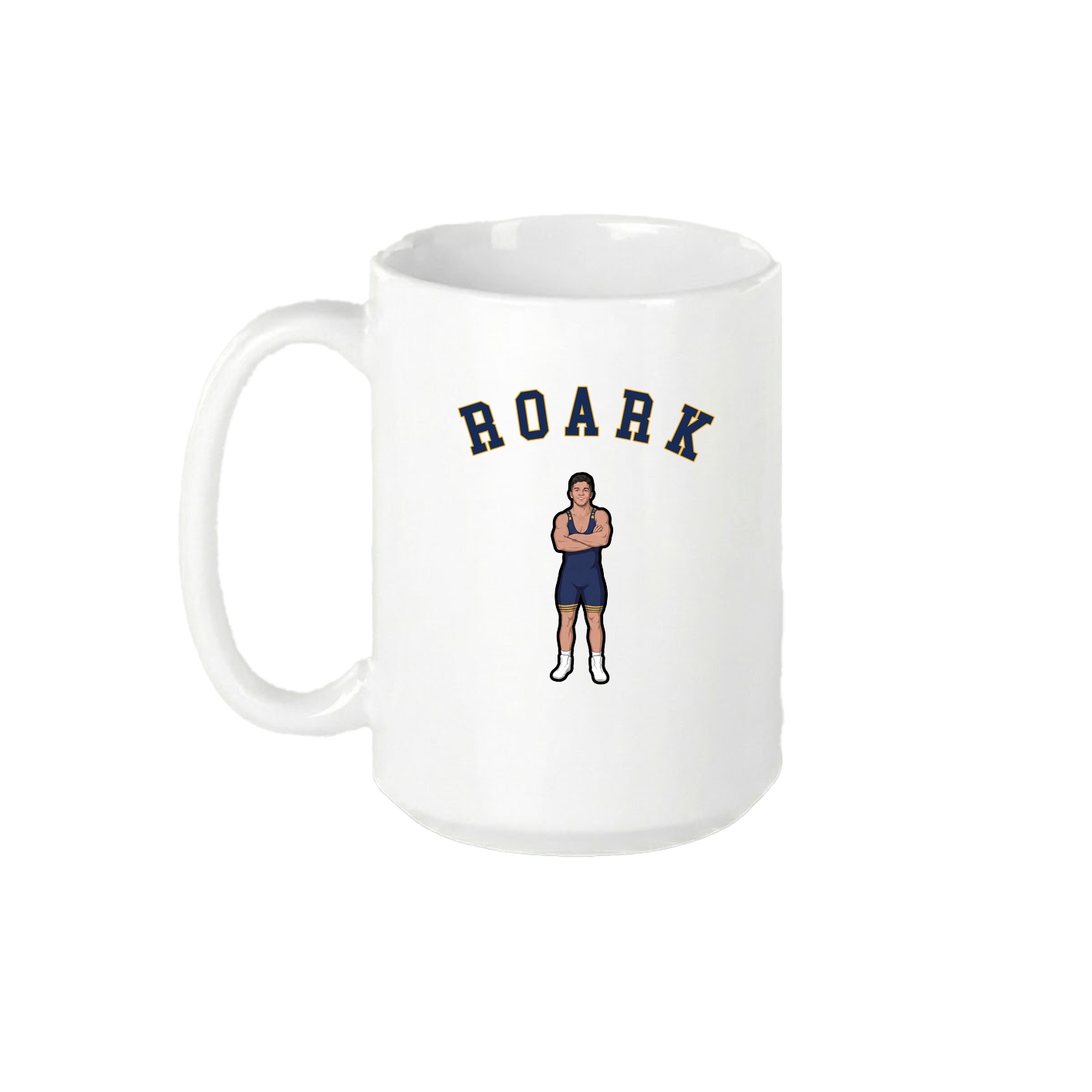 15oz Coffee Mug — Shirsey Arch in White