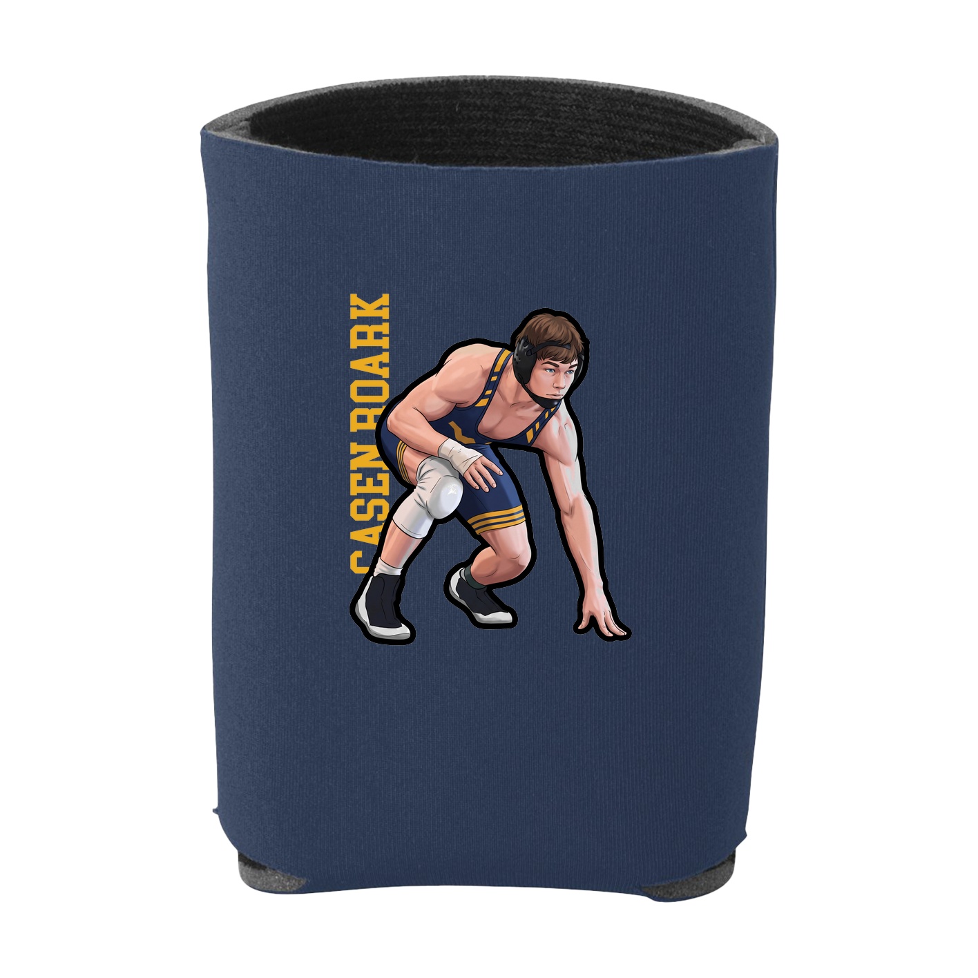 Can Holder — Name Vertical in Navy