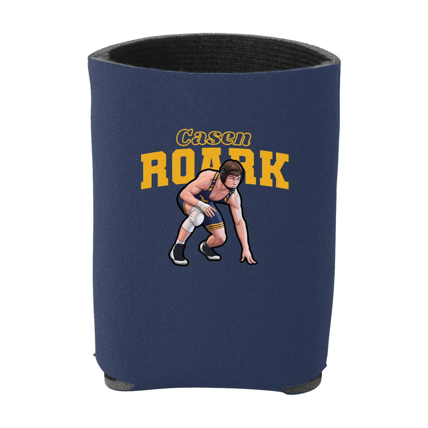 Can Holder — Name Arch in Navy