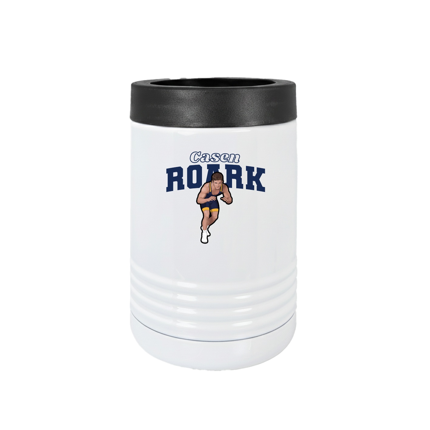 Beverage Holder — Name Arch in White