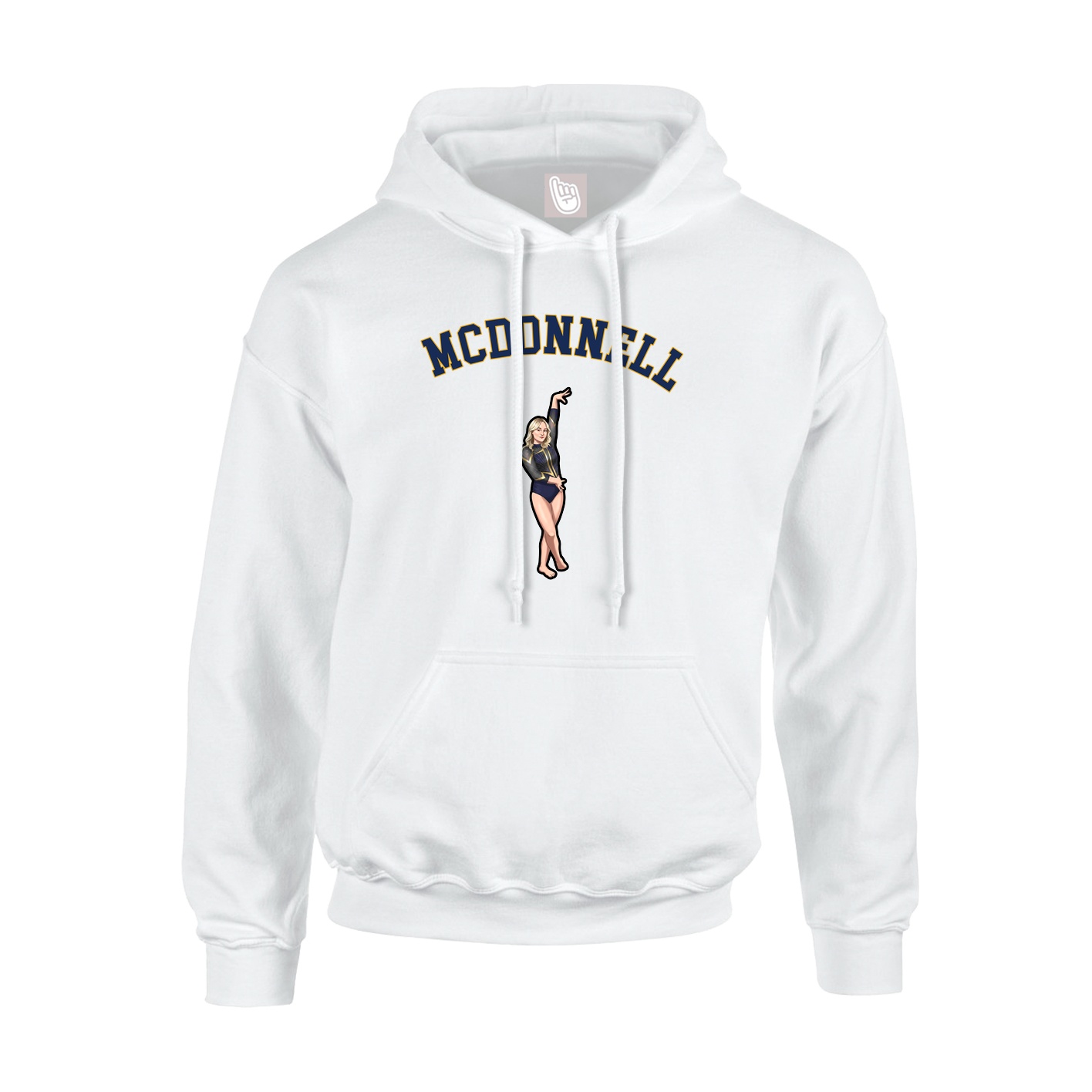 Hoodie — Shirsey Arch in White