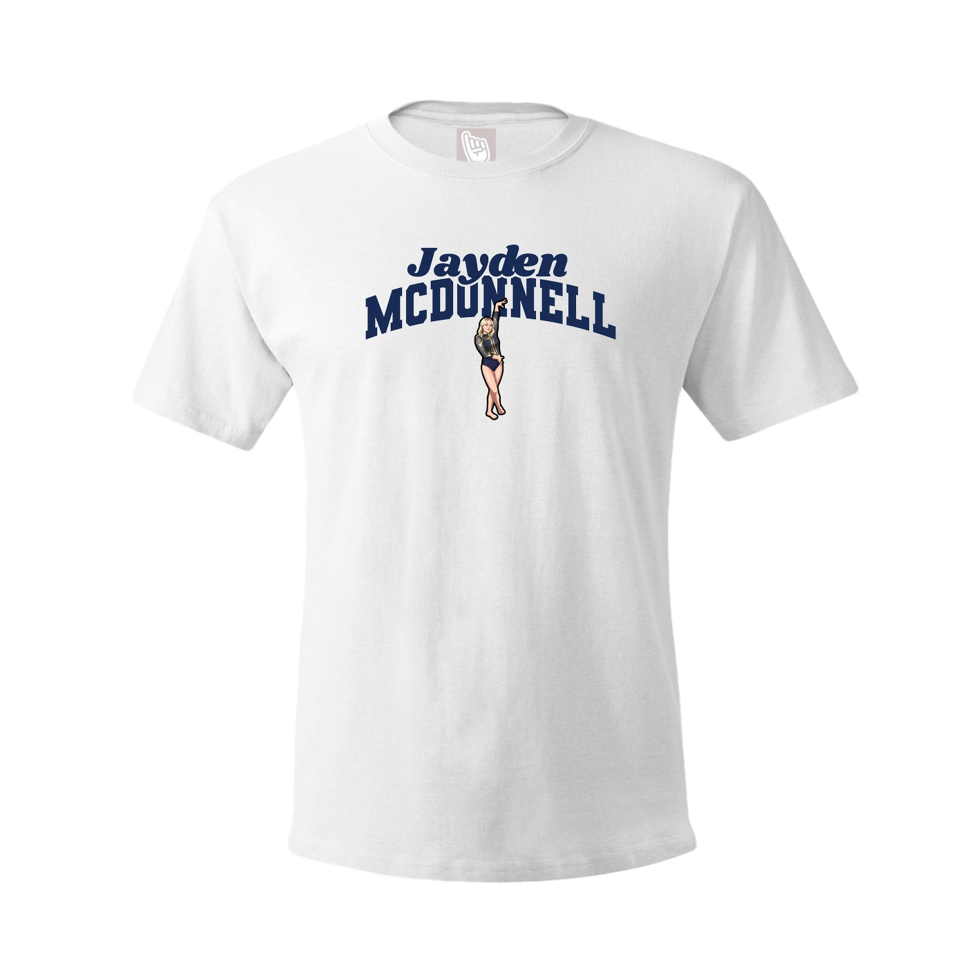Youth Tee — Signature Arch in White