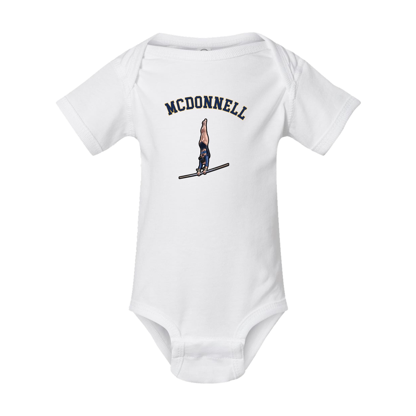 Baby Onesie — Shirsey Arch in White