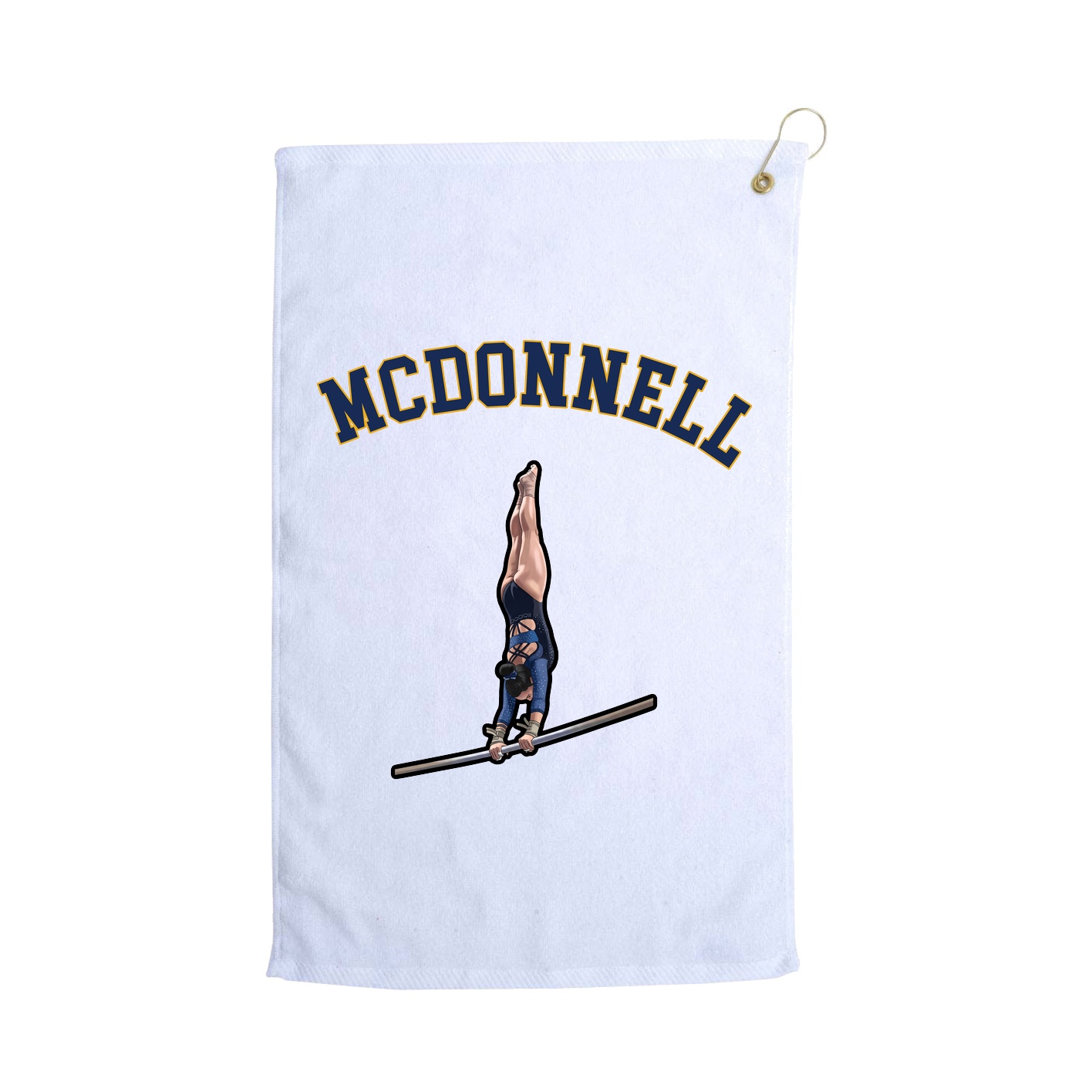 Golf Towel — Shirsey Arch in White