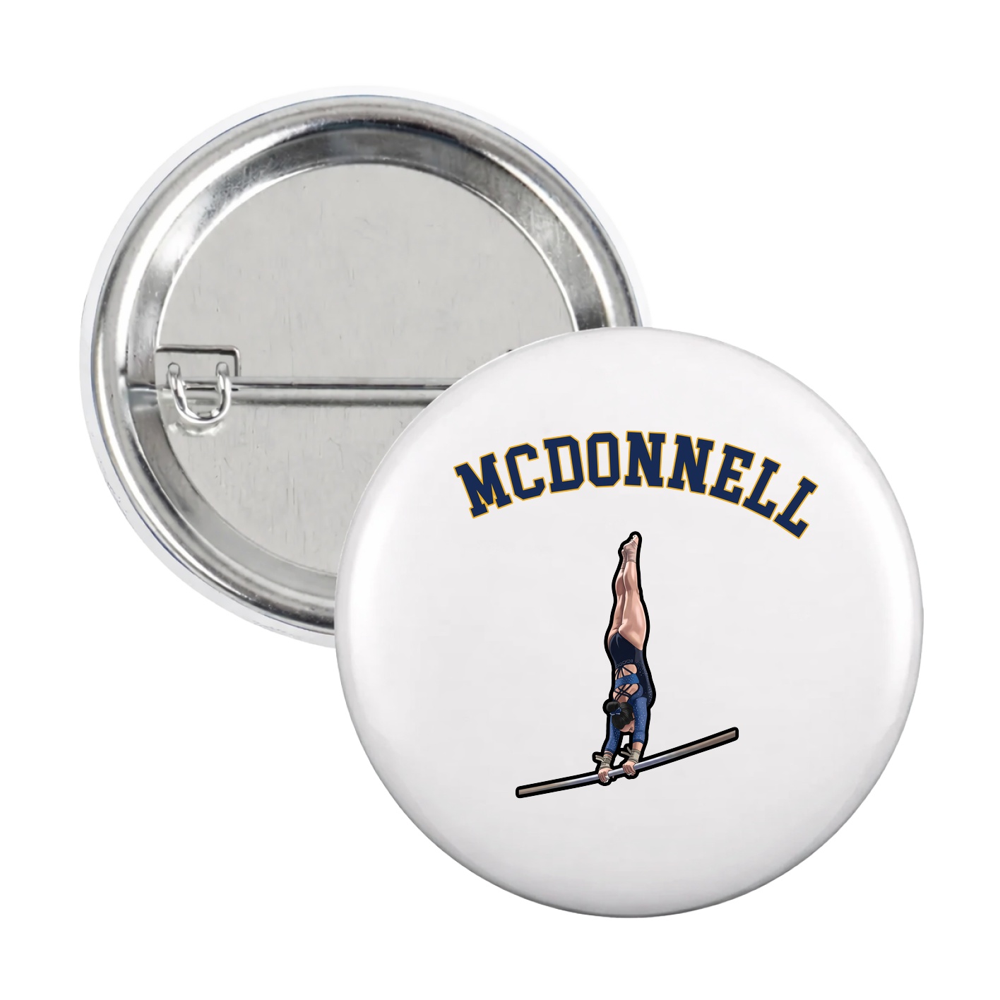 Game Day Button — Shirsey Arch in White