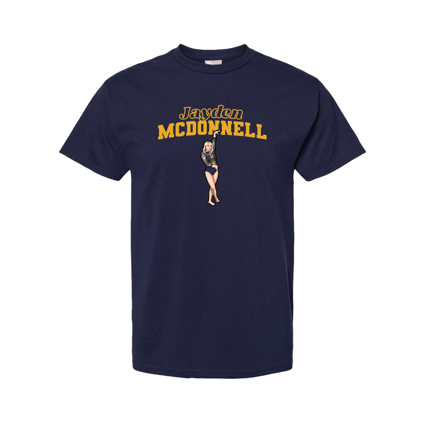 Tee — Name Arch in Navy