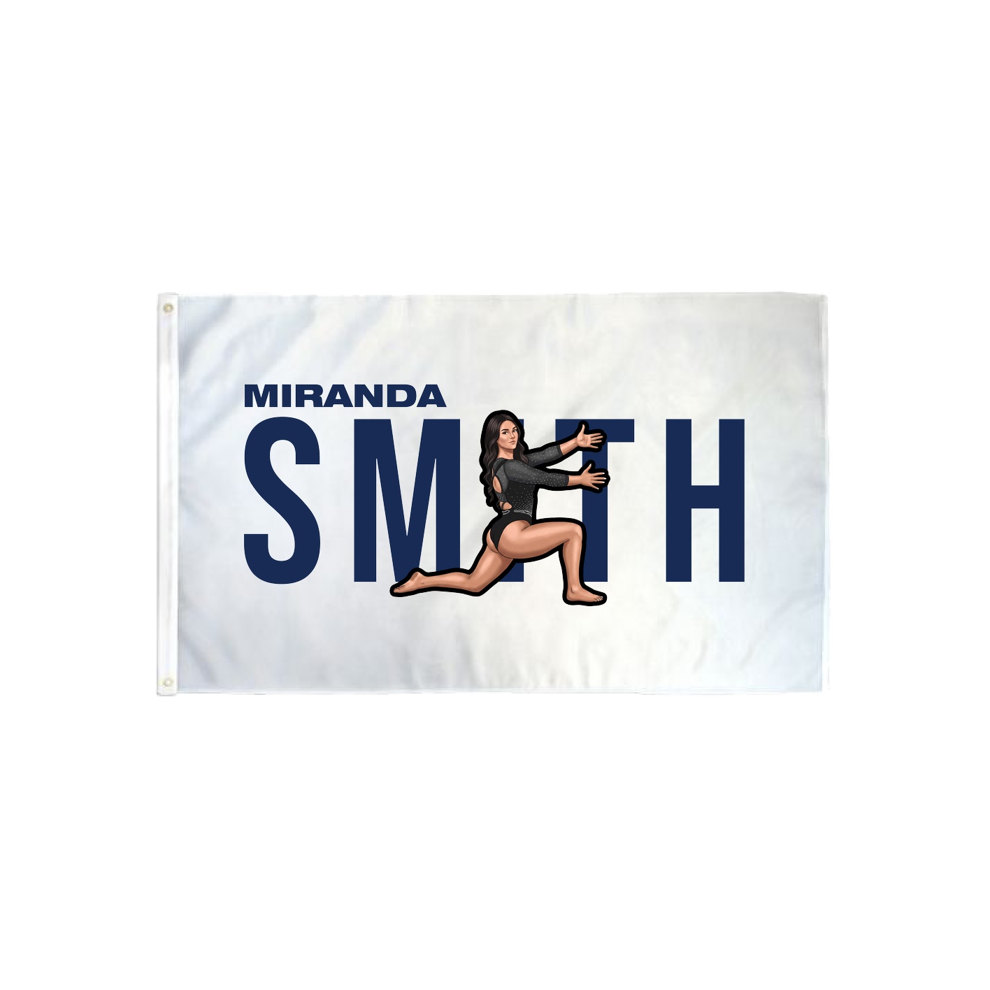 3x5 Flag — Player Name in Classic