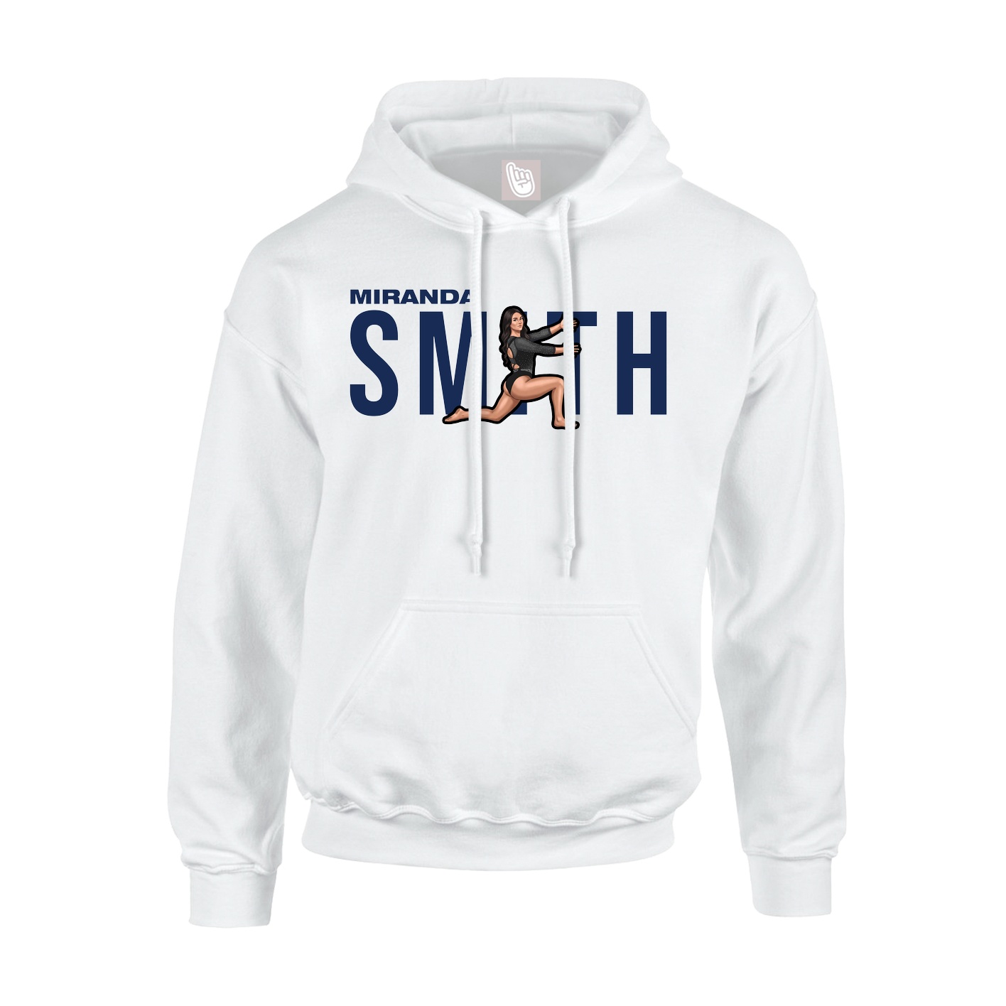 Hoodie — Player Name in White