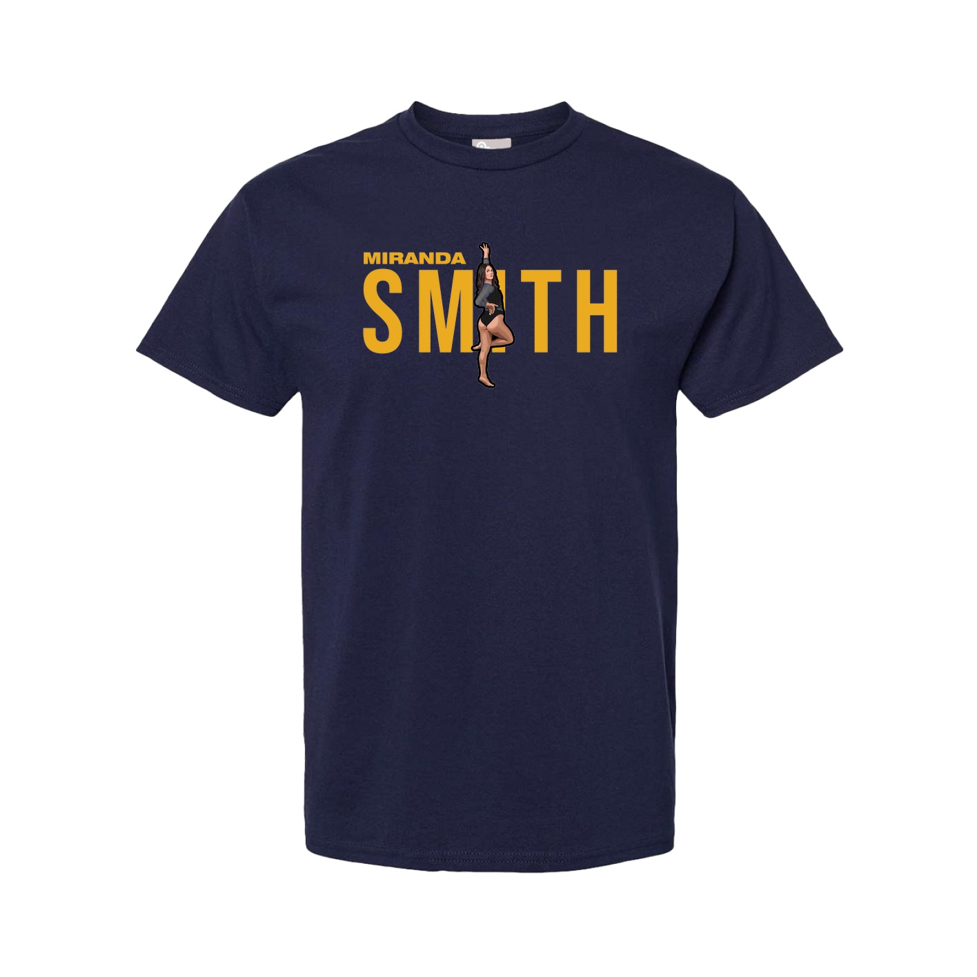 Tee — Player Name in Navy