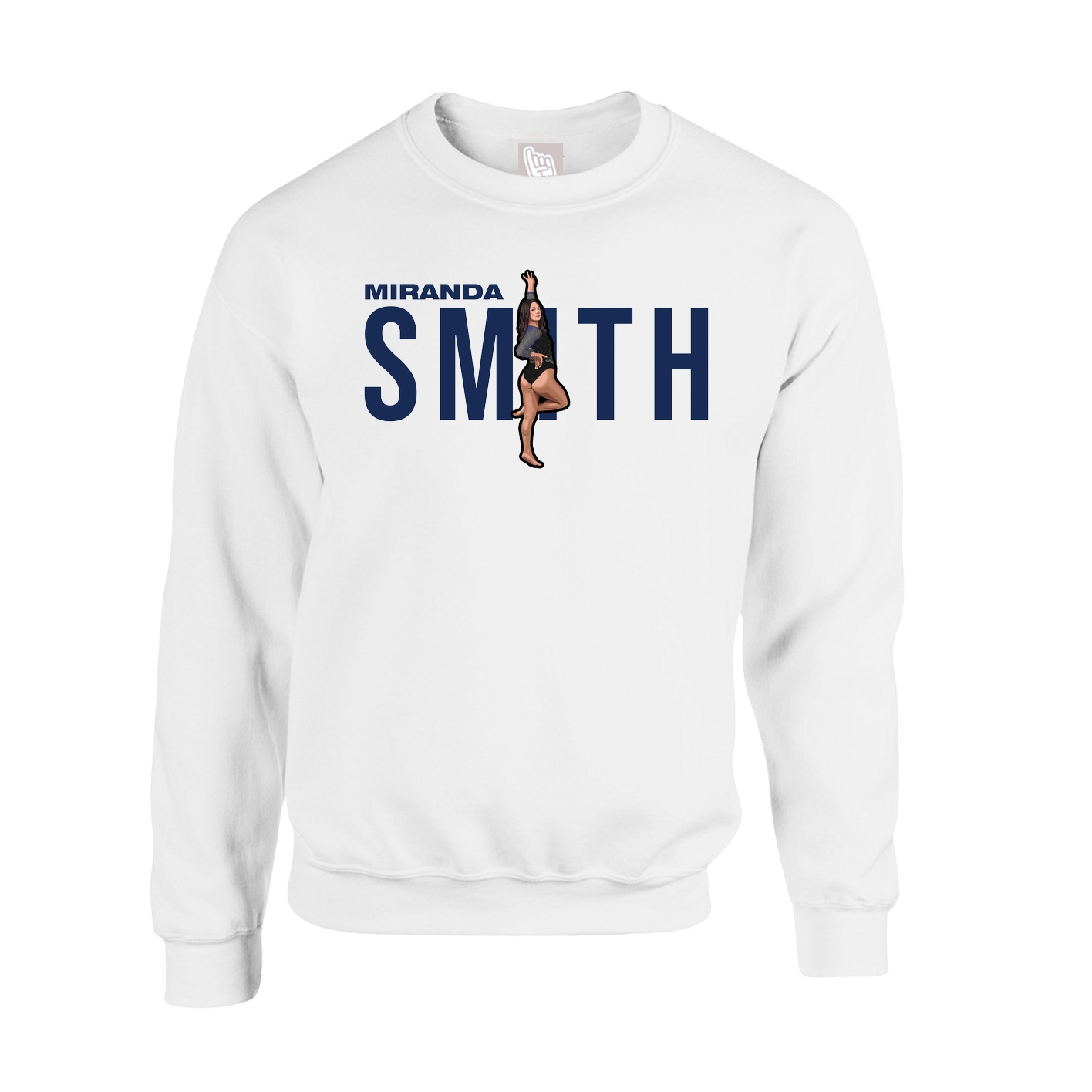Fleece Crew — Player Name in White