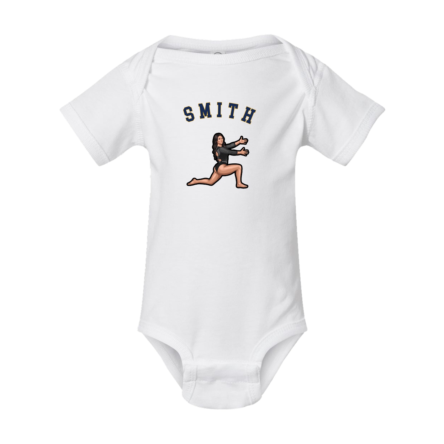 Baby Onesie — Shirsey Arch in White