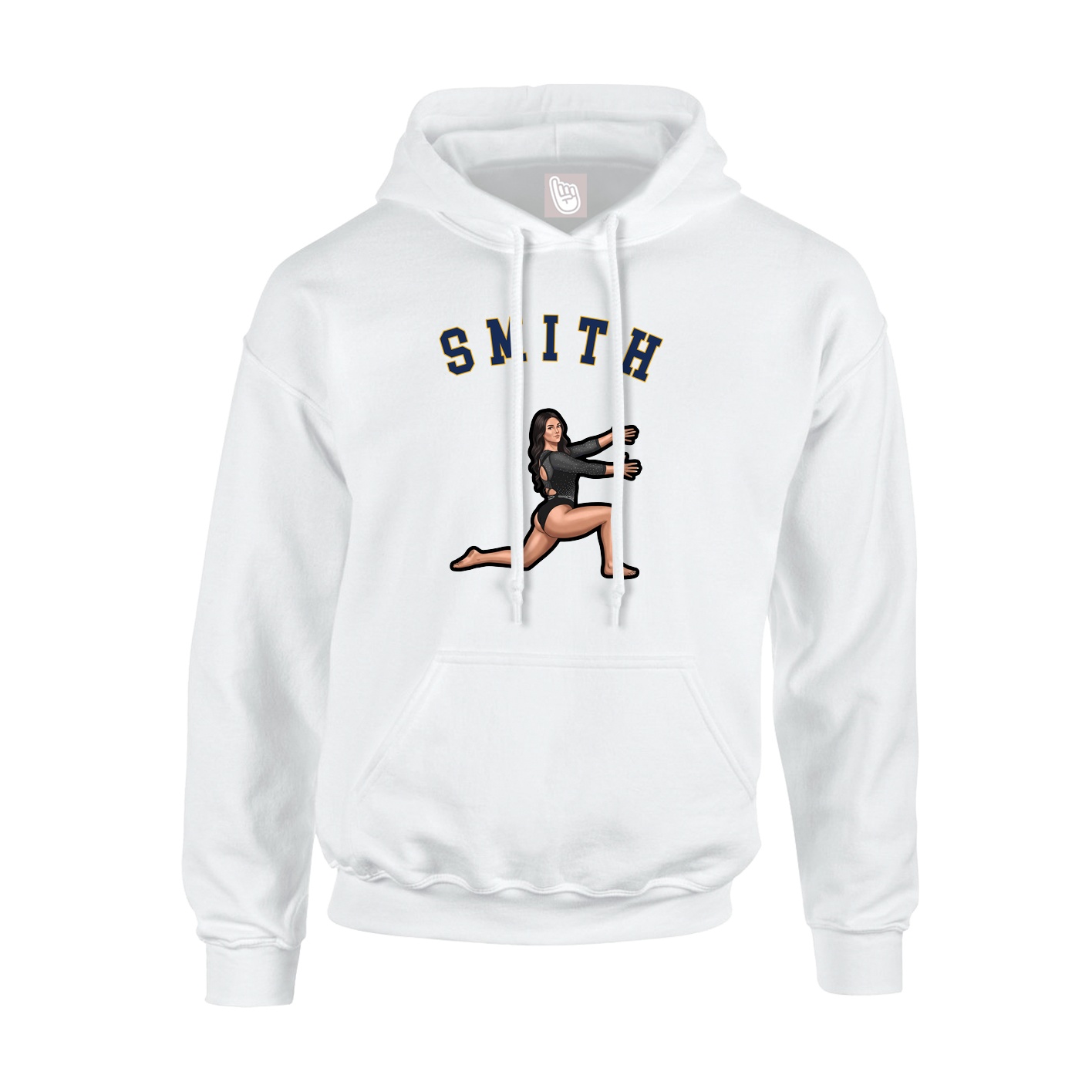 Youth Hoodie — Shirsey Arch in White