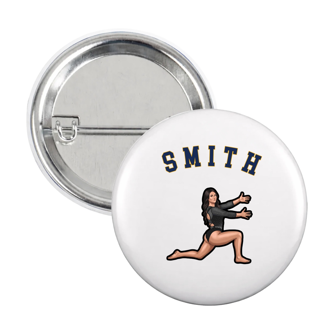 Game Day Button — Shirsey Arch in White
