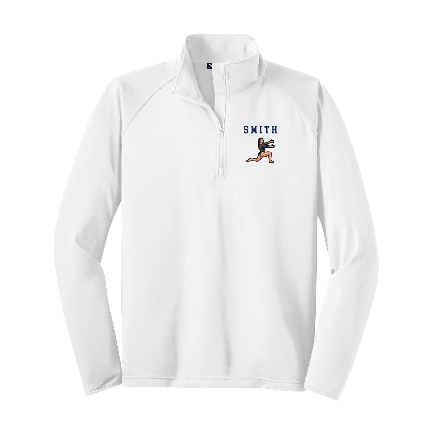 Q-Zip Pullover — Shirsey in White