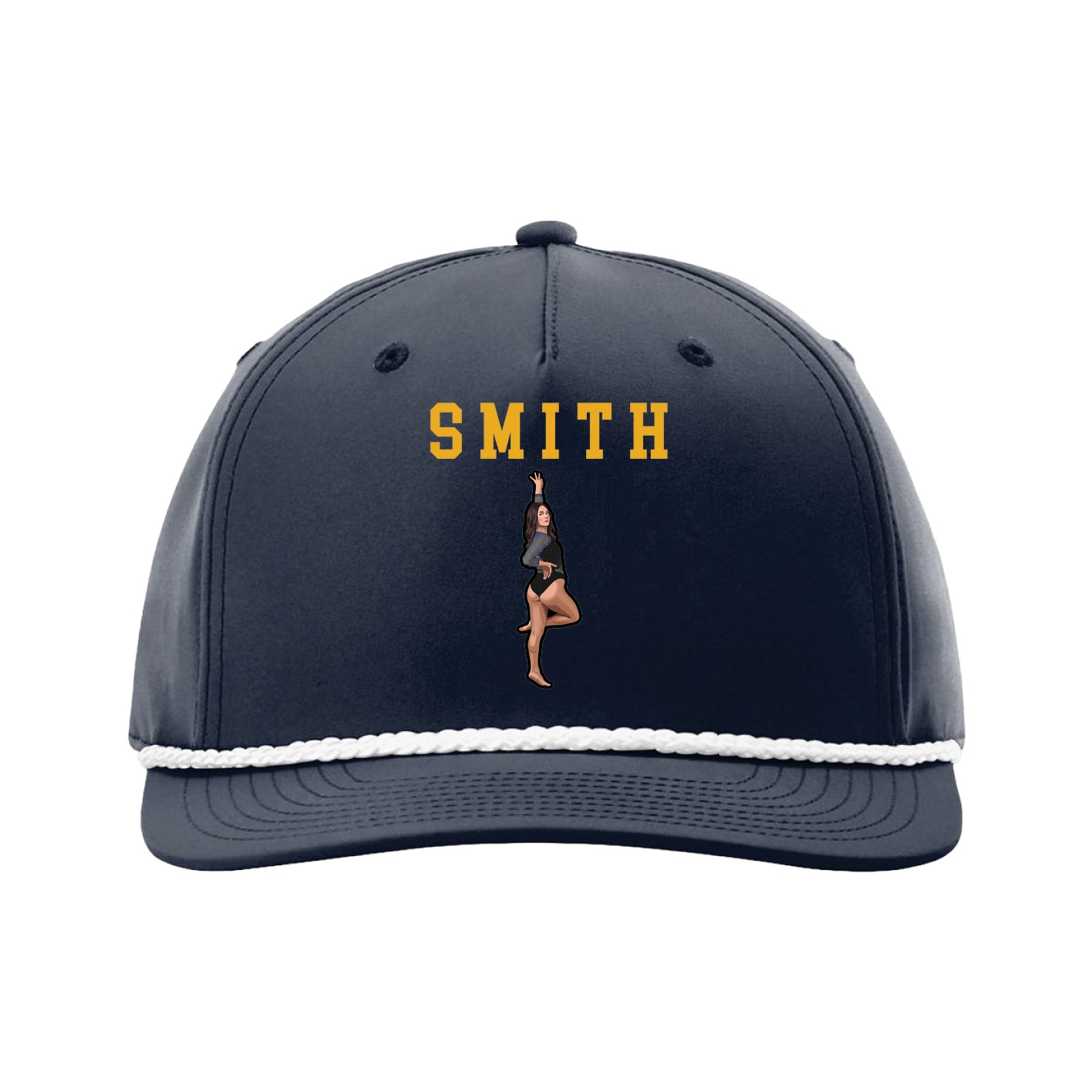 Five-Panel Classic Rope Cap — Shirsey in Navy