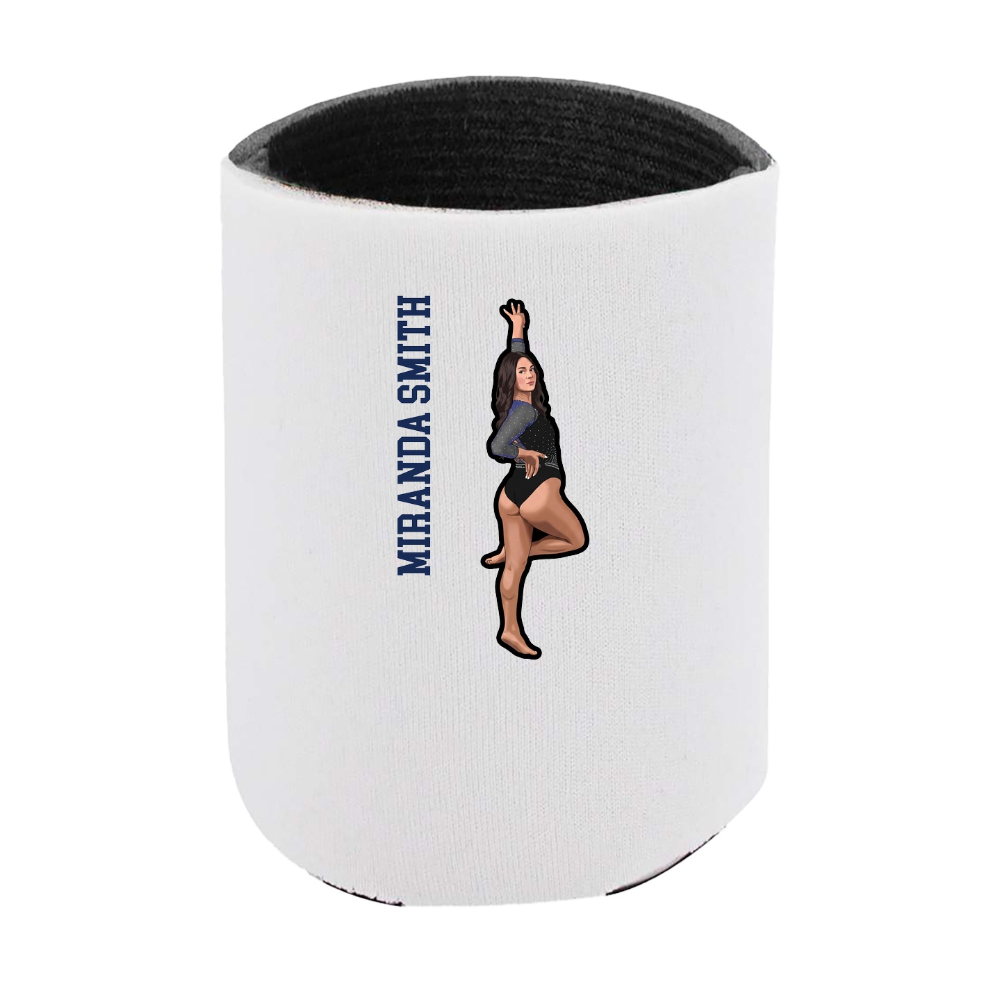 Can Holder — Name Vertical in White