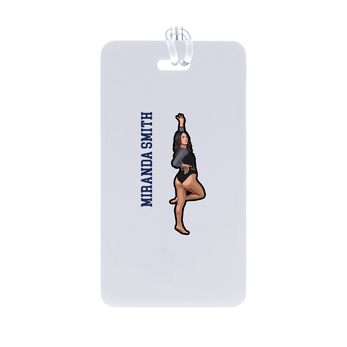 Bag Tag — Name Vertical in Classic