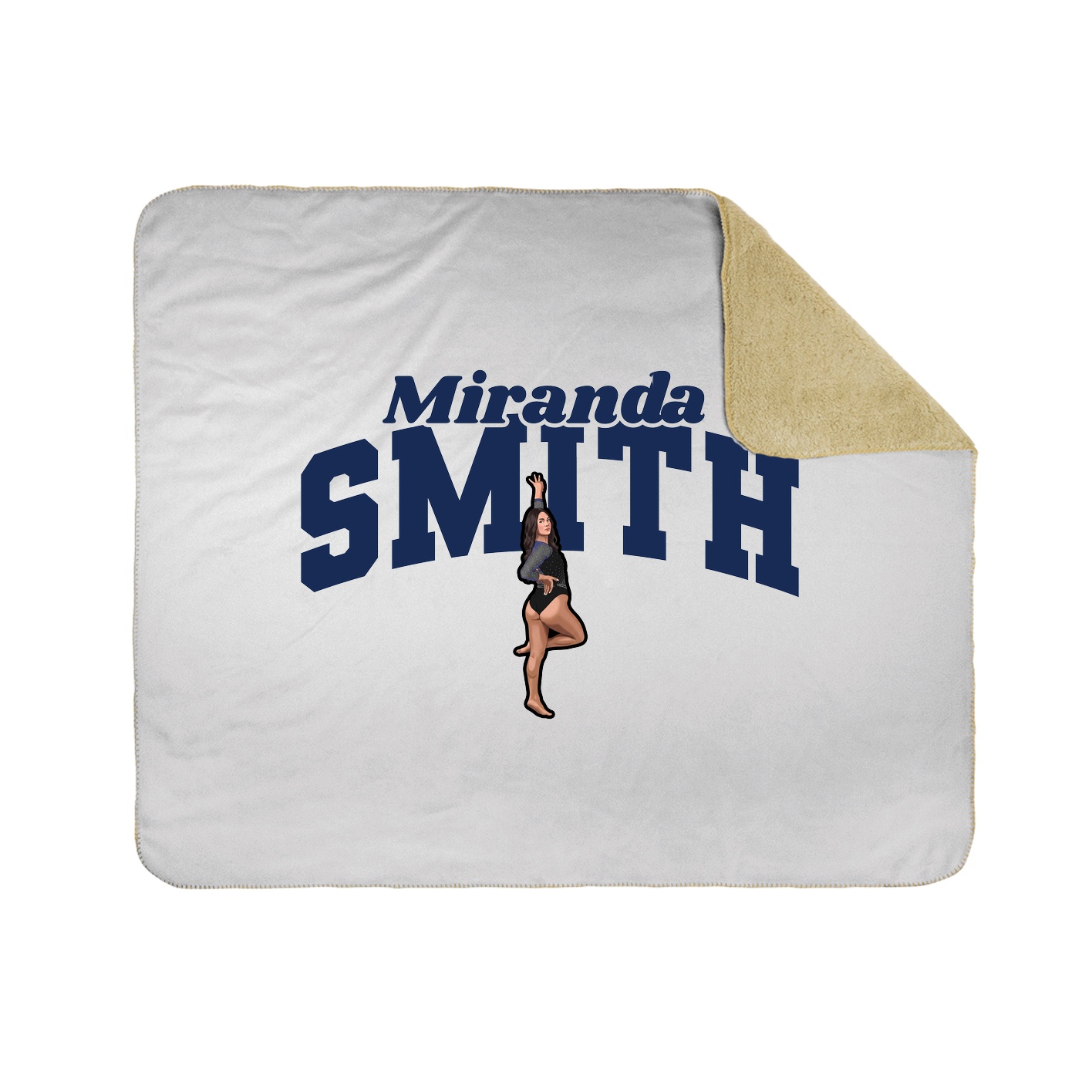 Throw Blanket — Signature Arch in White