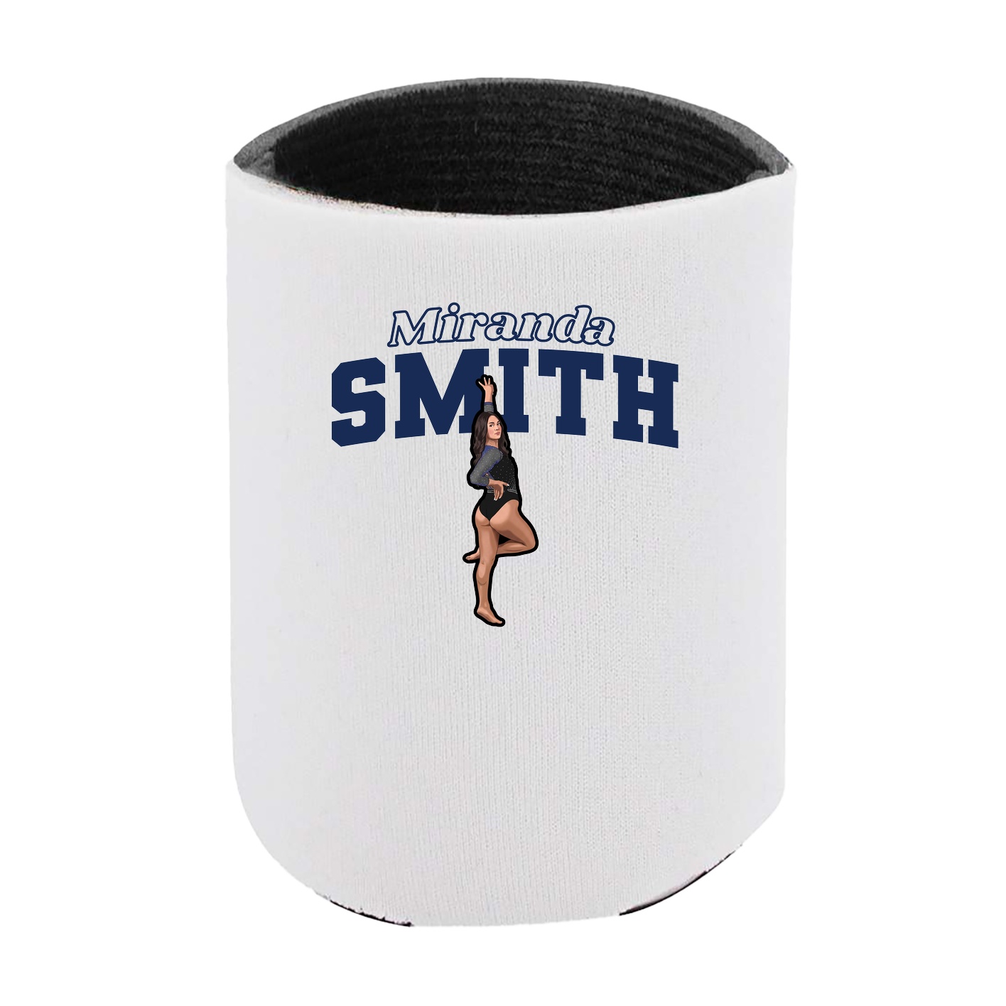Can Holder — Name Arch in White