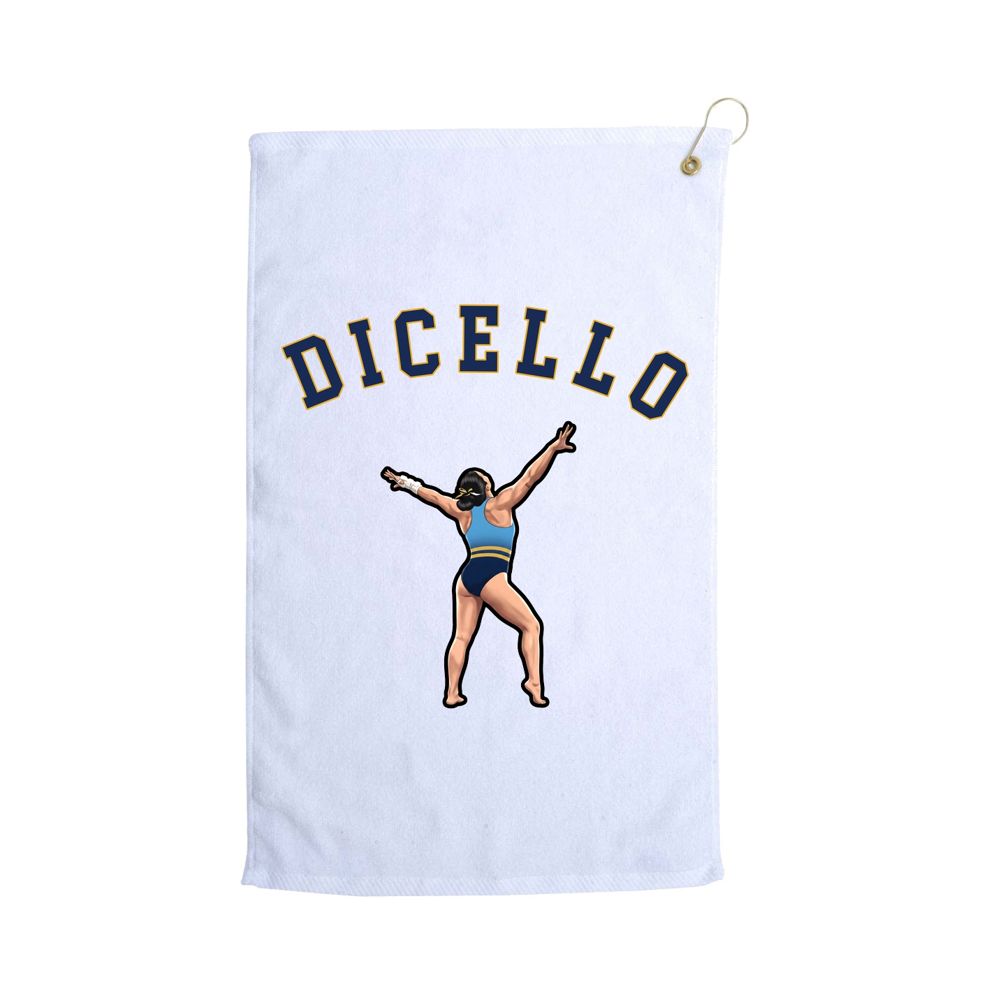 Golf Towel — Shirsey Arch in White