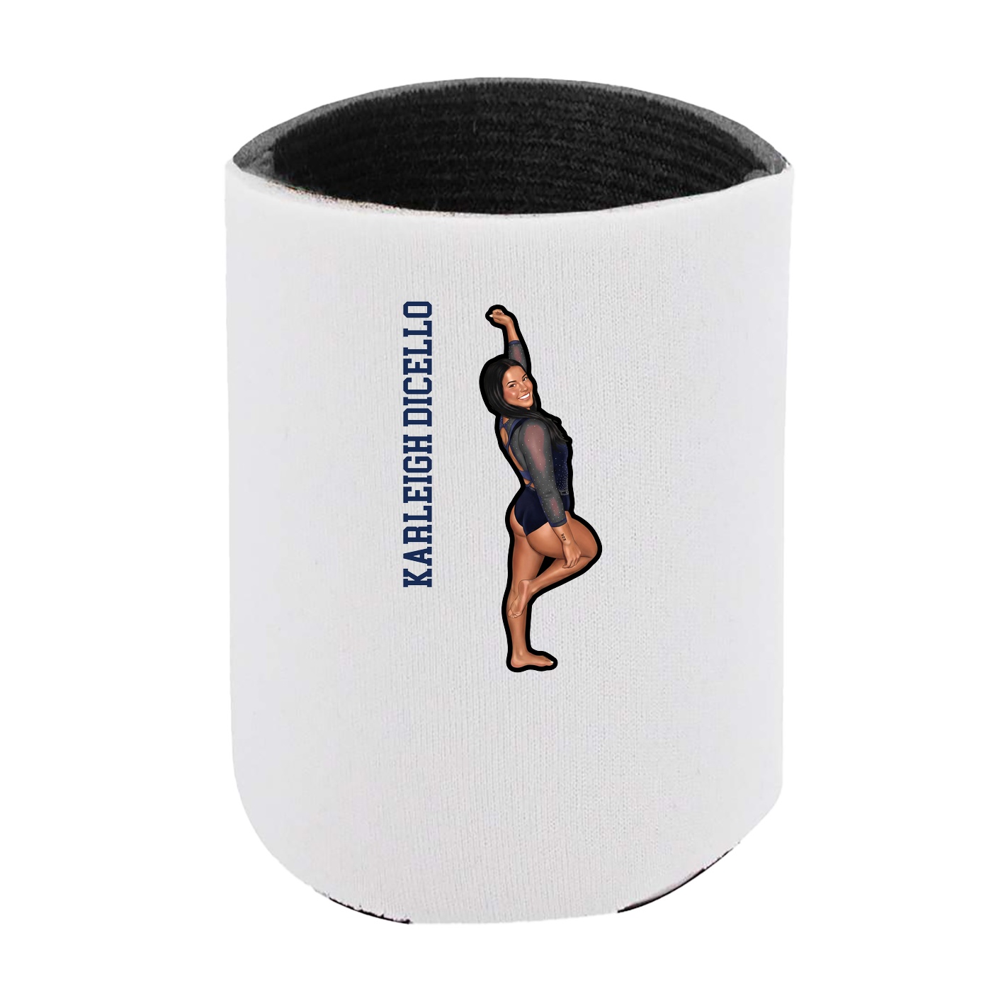 Can Holder — Name Vertical in White