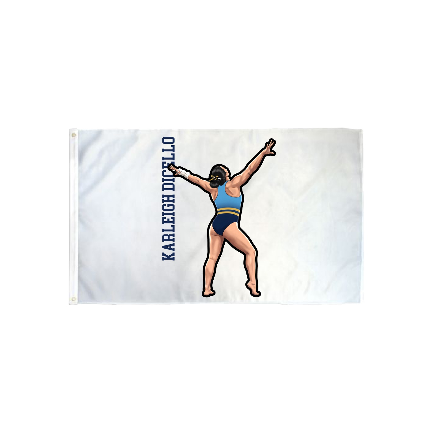 3x5 Flag — Name Vertical in Classic